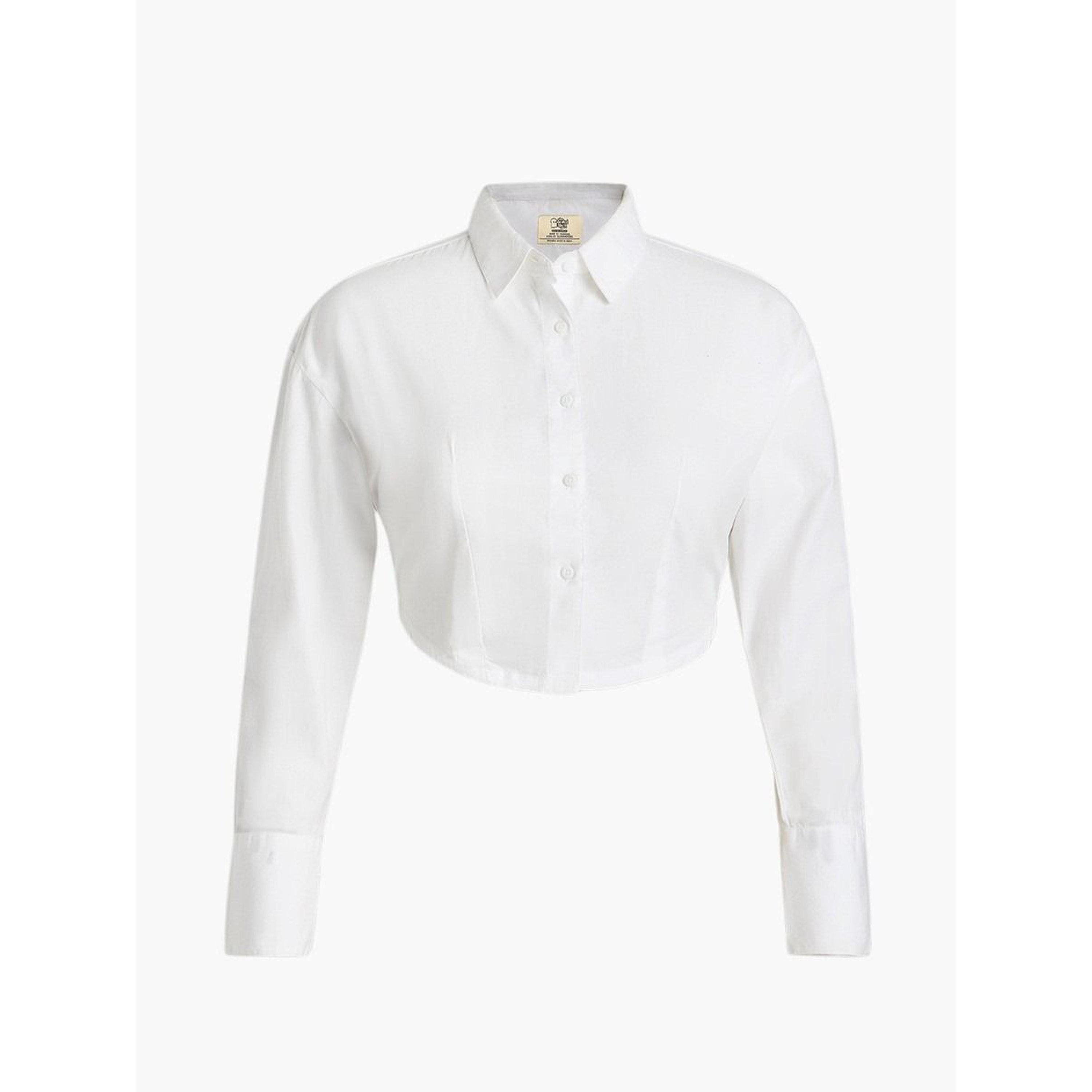 بلوزة قطن قصيرة بأكمام طويلة-women-clothing-shirtsandblouses-blouses-image-5