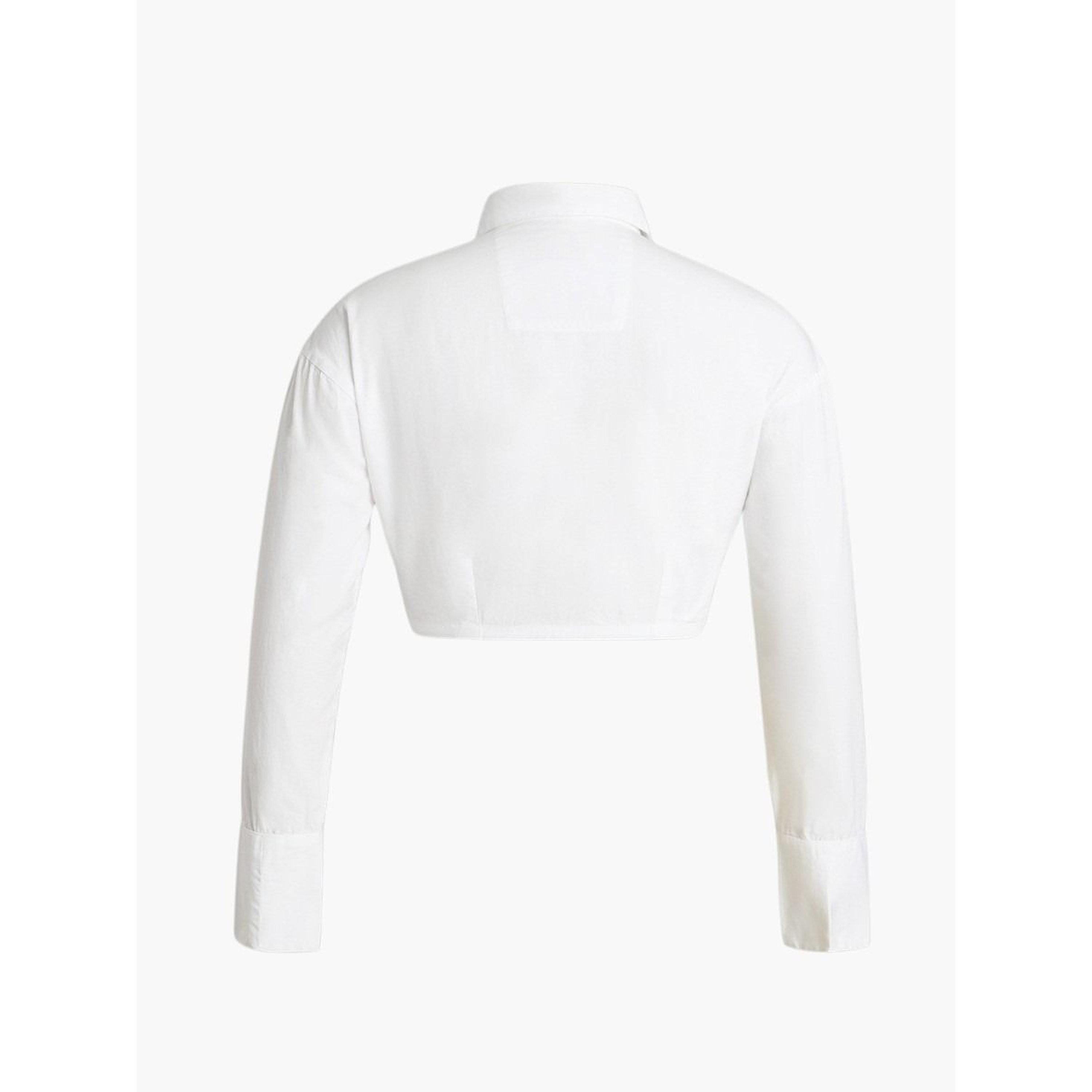 The Souled Store X Styli White Cotton Long Sleeve Crop Shirt-women-clothing-shirtsandblouses-blouses-image-6