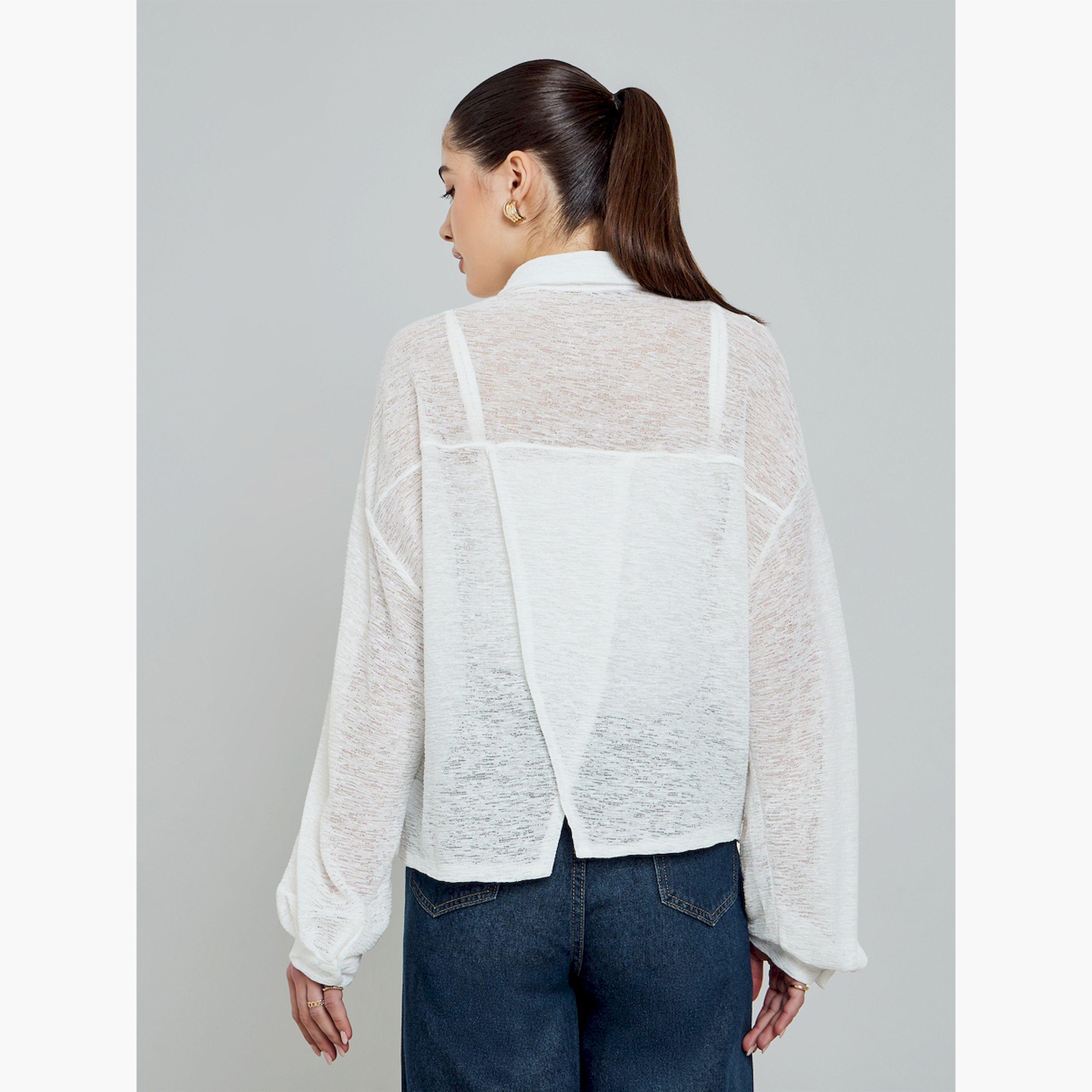 بلوزة محبوكة بأكمام طويلة وأزرار-women-clothing-shirtsandblouses-shirts-image-4