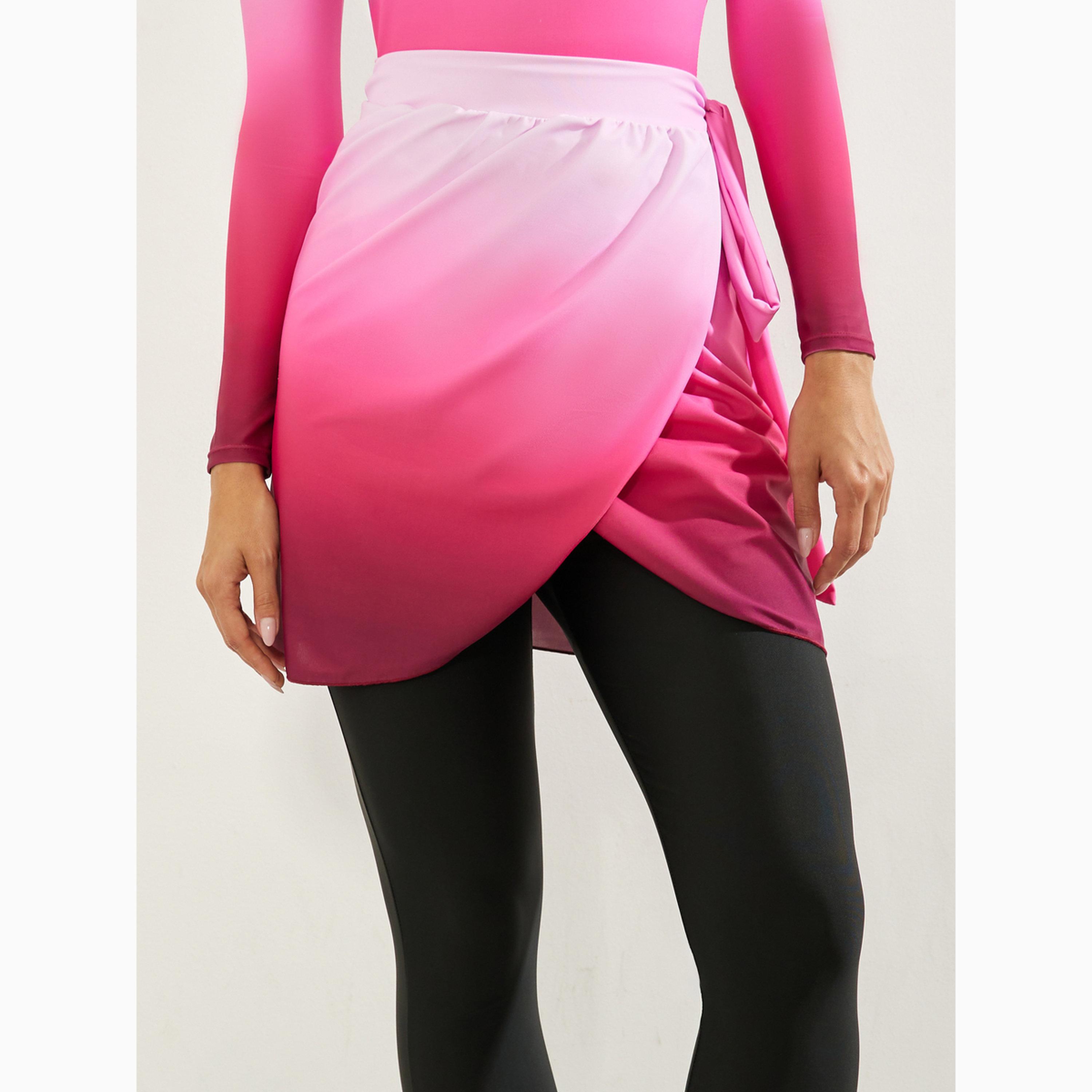 Styli Pack of 3 - Ombre Effect Back-Zip Swimsuit, Leggings and Wrap Skirt Burkini Set-women-clothing-swimandbeach-swim-burkinis-image-6