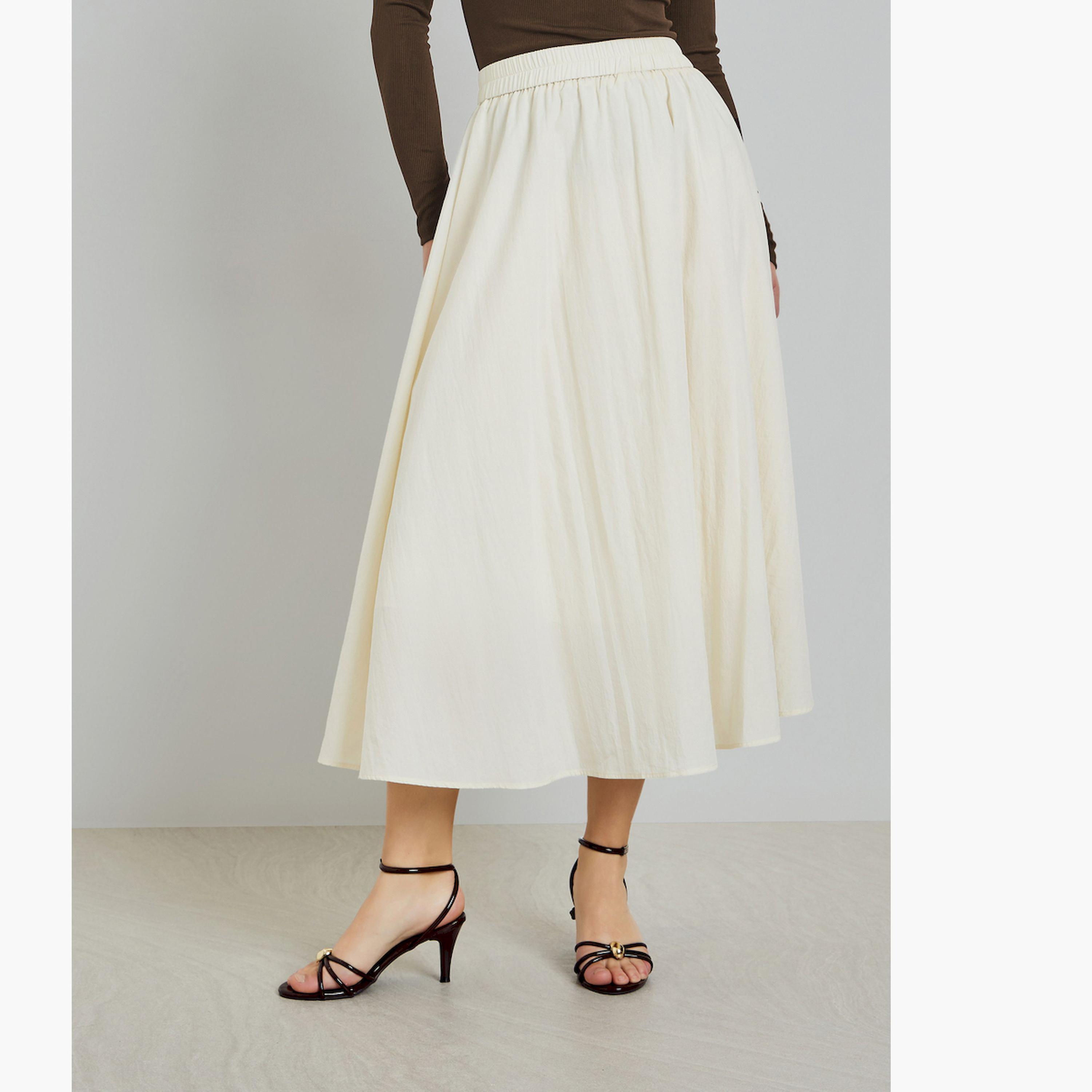 تنورة ميدي بحافة واسعة-women-clothing-bottoms-skirts-image-1