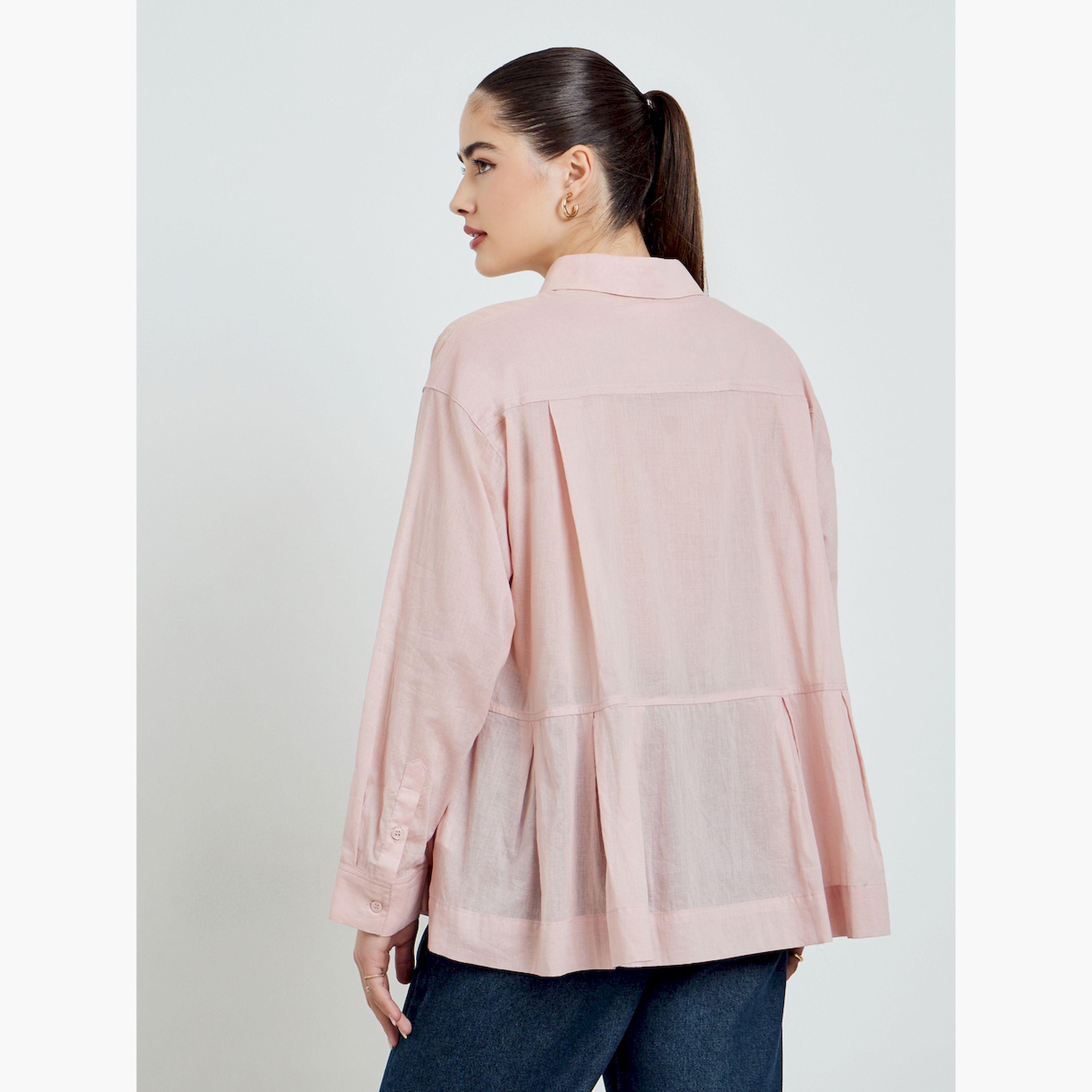 بلوزة واسعة بأكمام طويلة-women-clothing-shirtsandblouses-shirts-image-4