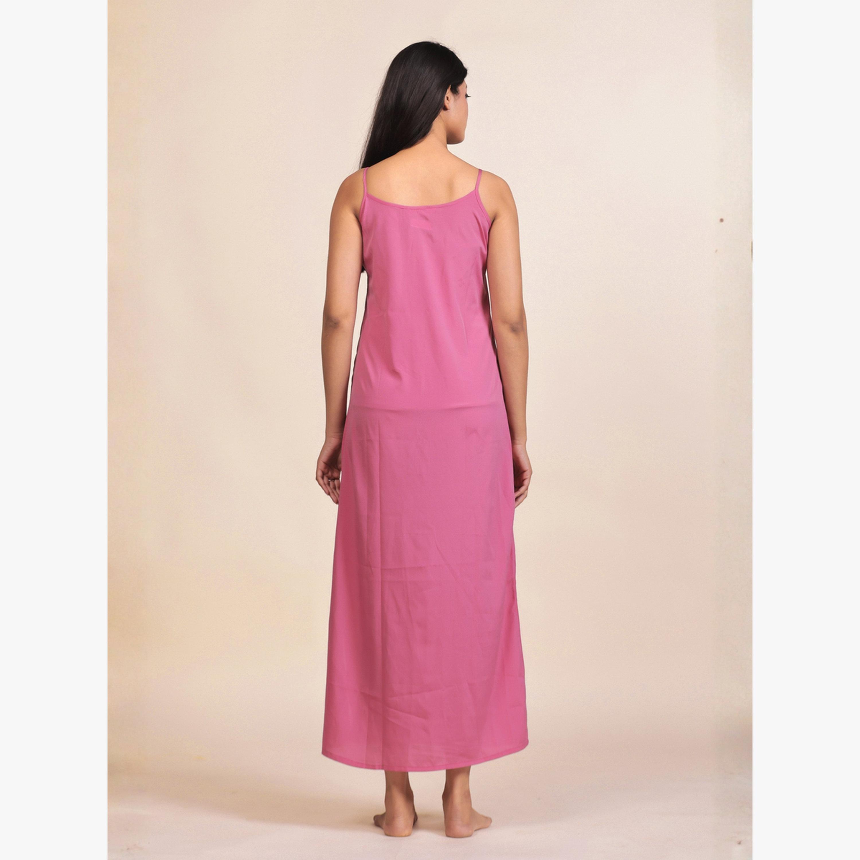 فستان قفطان جورجيت بطبعة أزهار مع فستان داخلي-women-clothing-nightwear-nighties-image-6