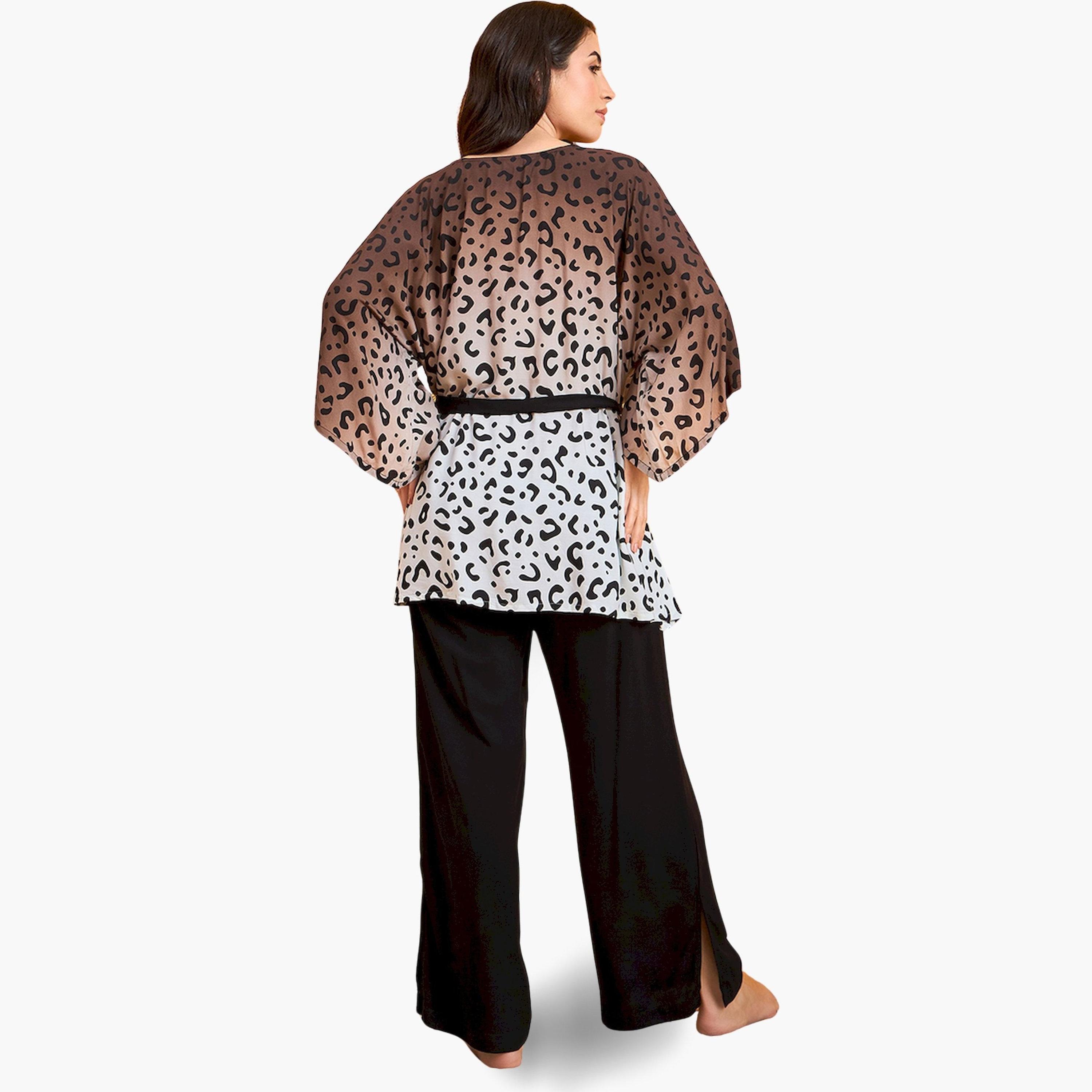 The Kaftan Company X Styli Animal Print Viscose Top and Pyjama Set-women-clothing-nightwear-pyjamas-longsets-image-3