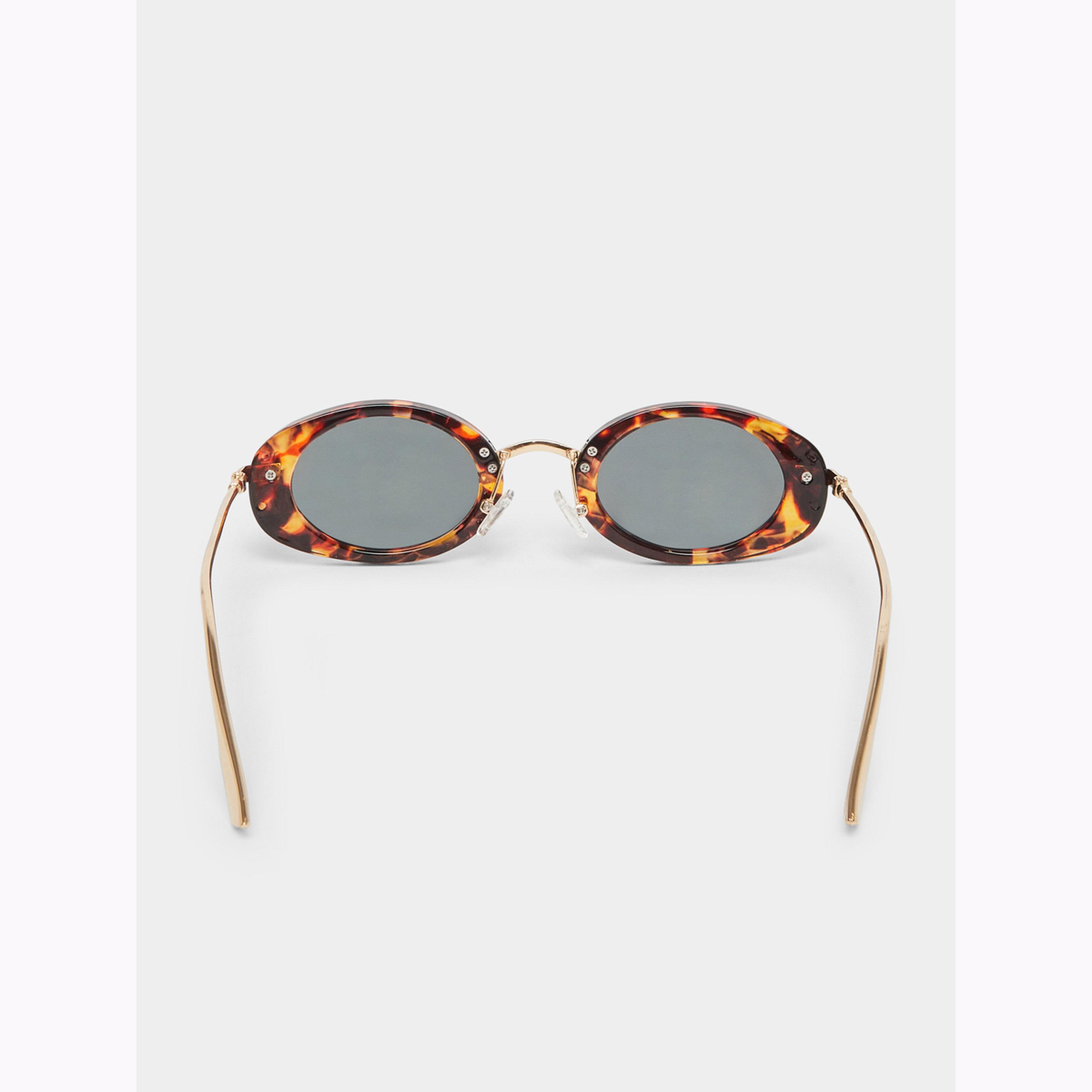 Styli Tortoiseshell Oval Sunglasses-women-sunglasses-image-5