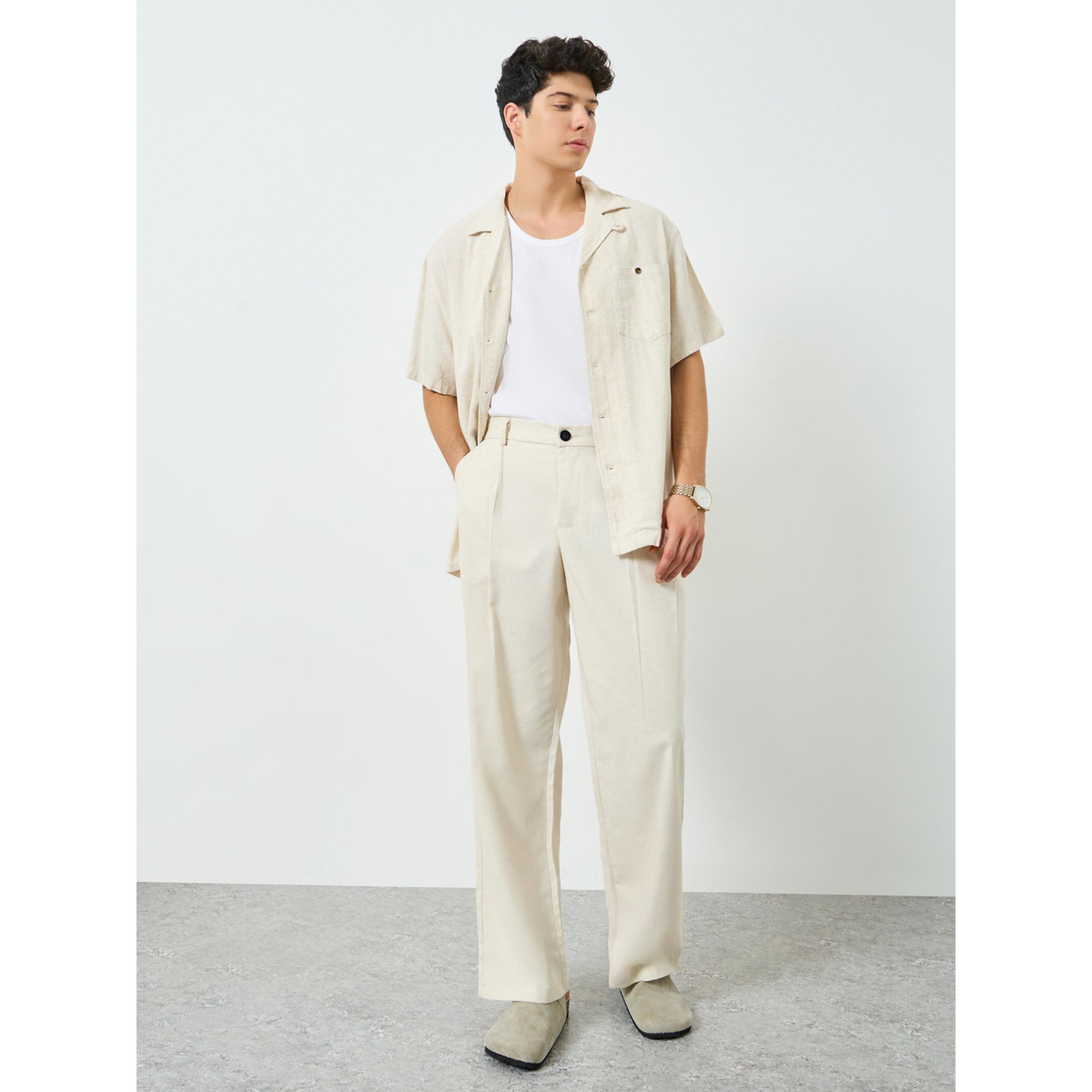 بنطال بكسرات وأرجل واسعة-men-clothing-bottoms-joggers-image-2