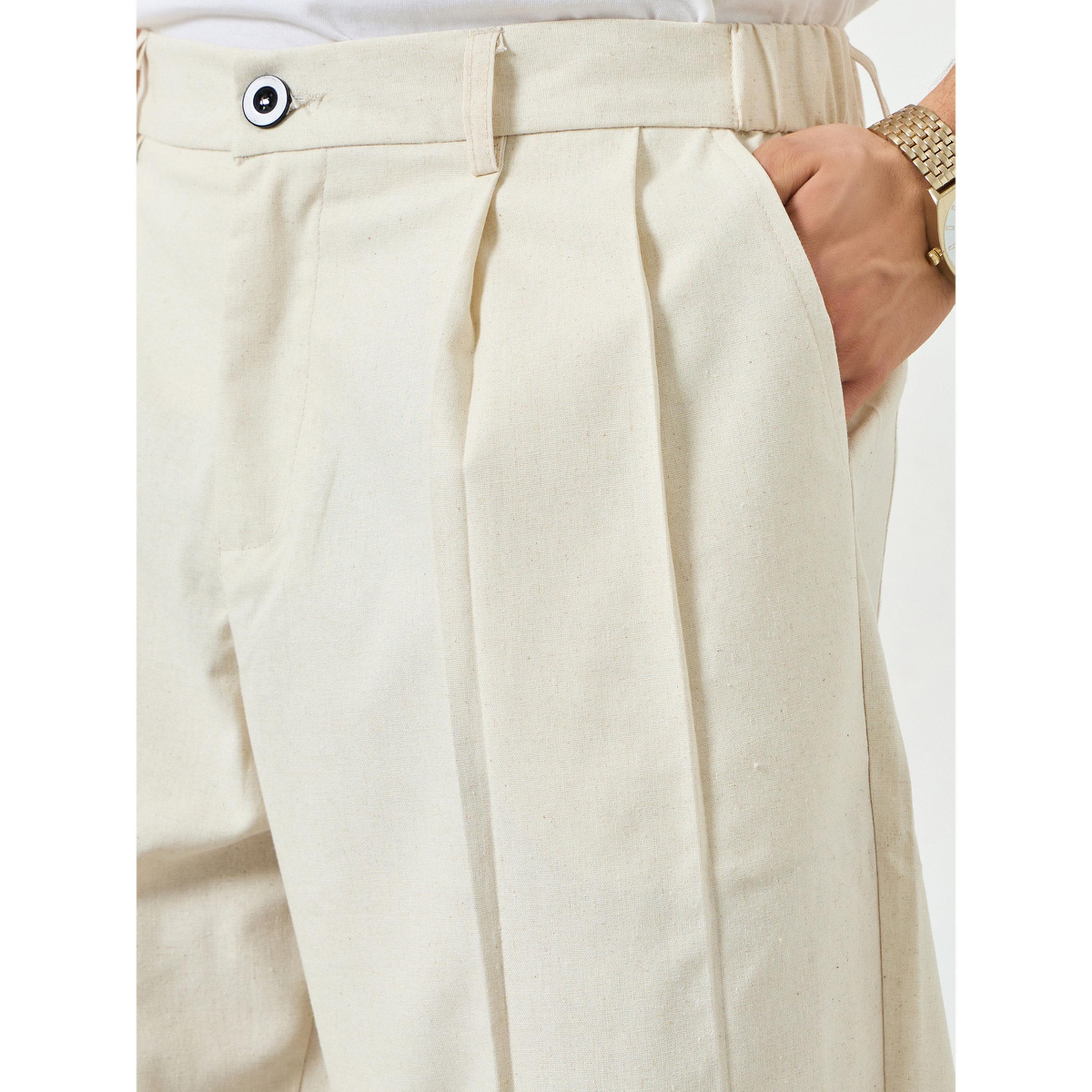 بنطال بكسرات وأرجل واسعة-men-clothing-bottoms-joggers-image-3