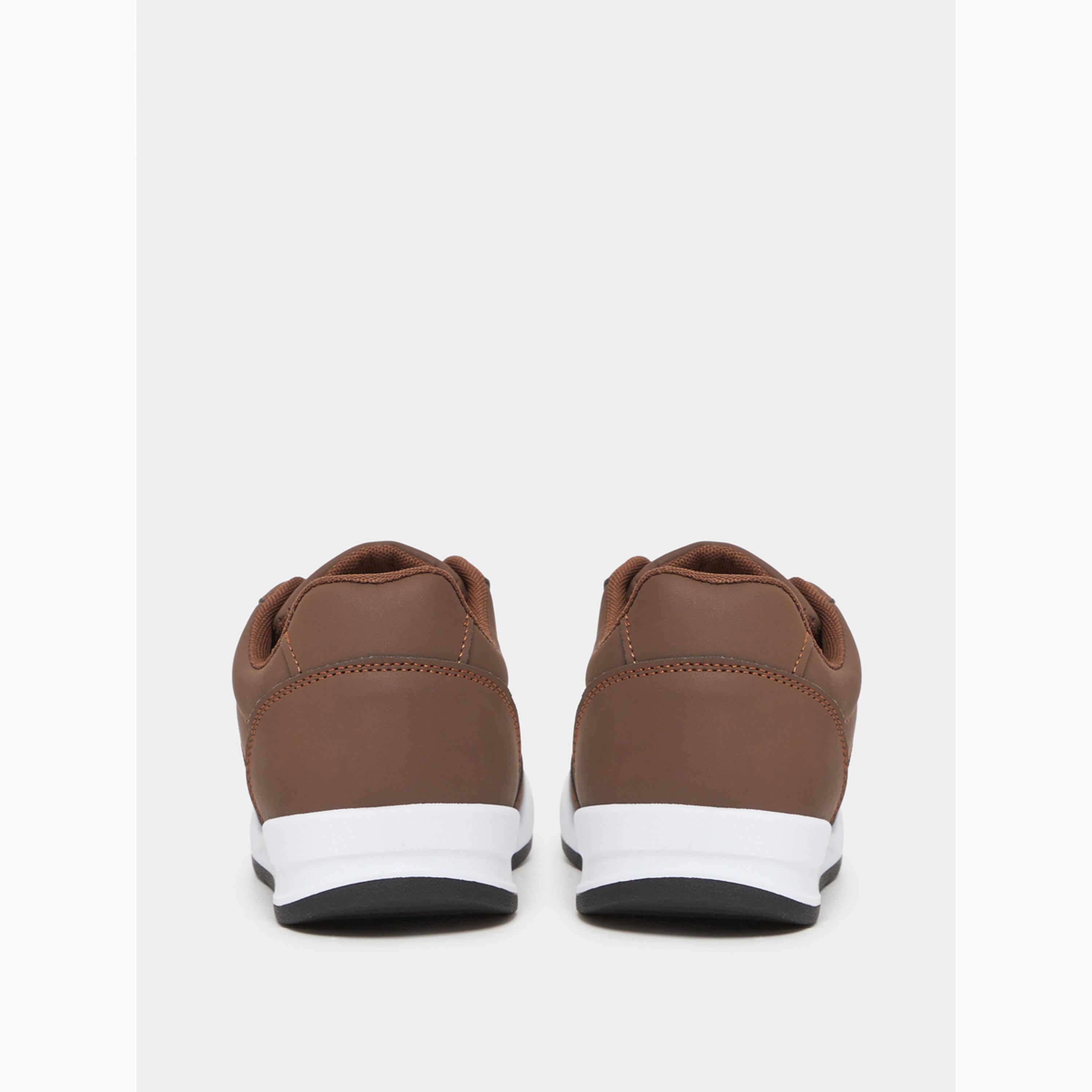 Styli Men Brown Lace-Up Sneakers-men-shoes-sneakers-image-4
