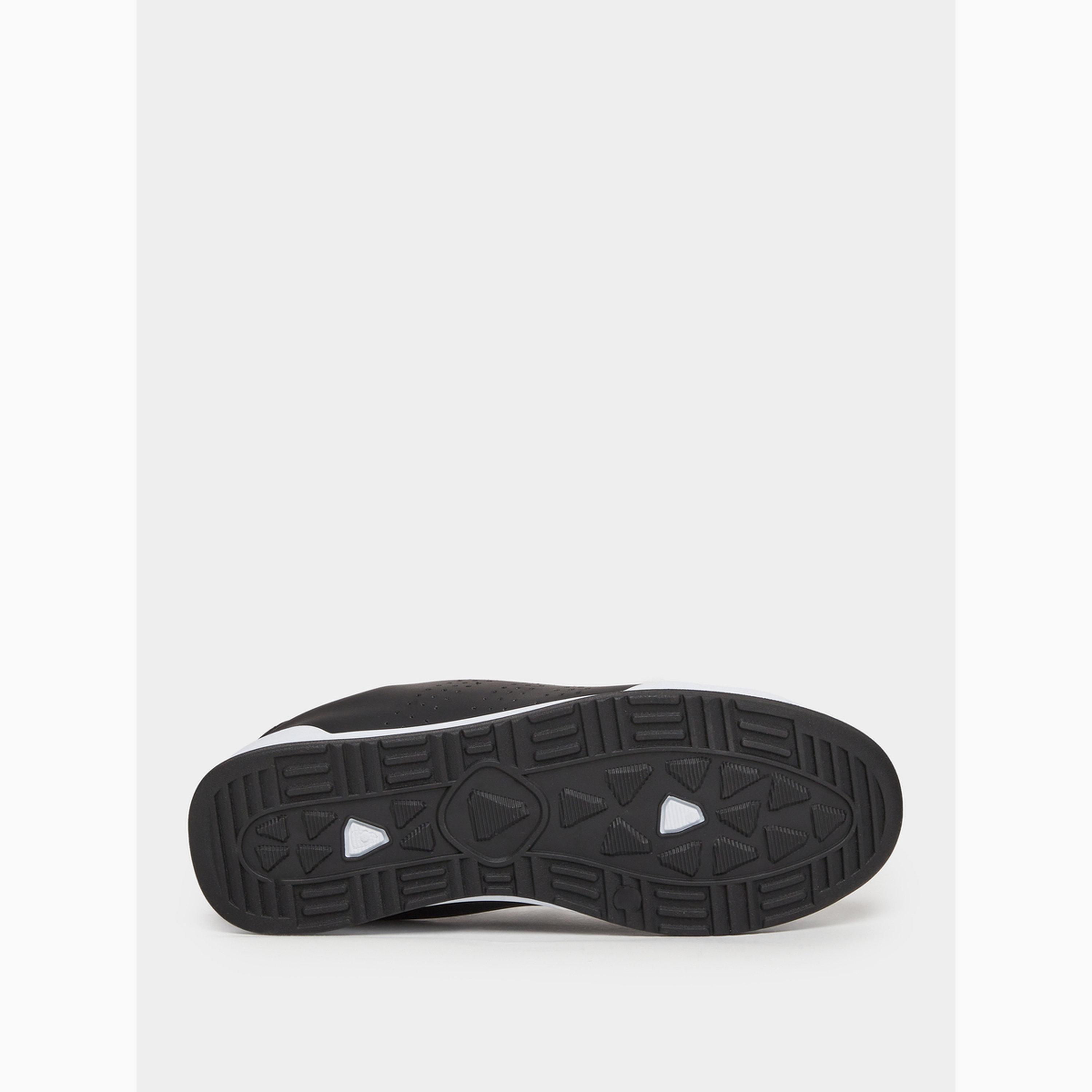 Styli Men Black Perforated Sneakers-men-shoes-sneakers-image-6