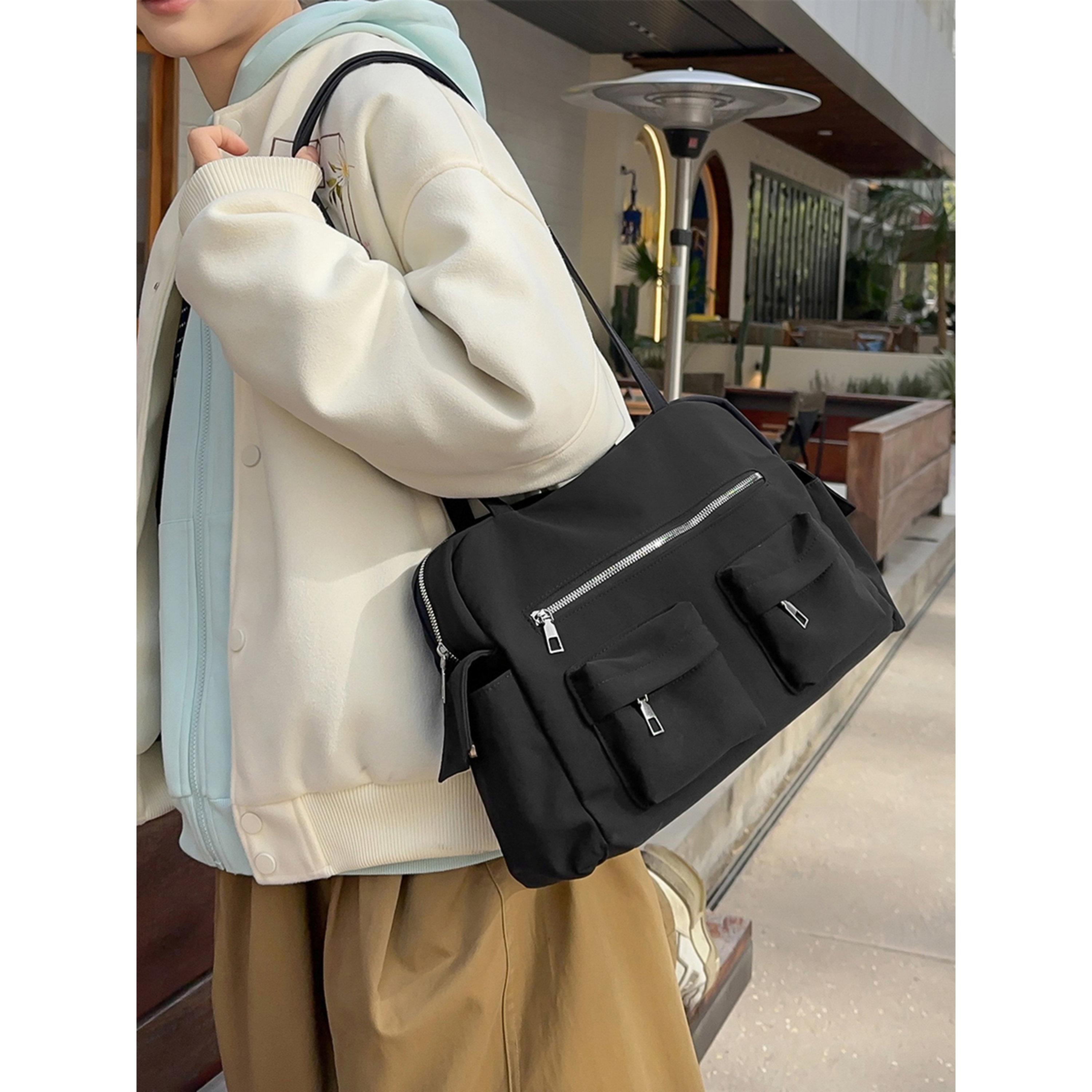 Take Two Black Double Strap Shoulder Bag-women-bagsandwallets-handbags-image-5