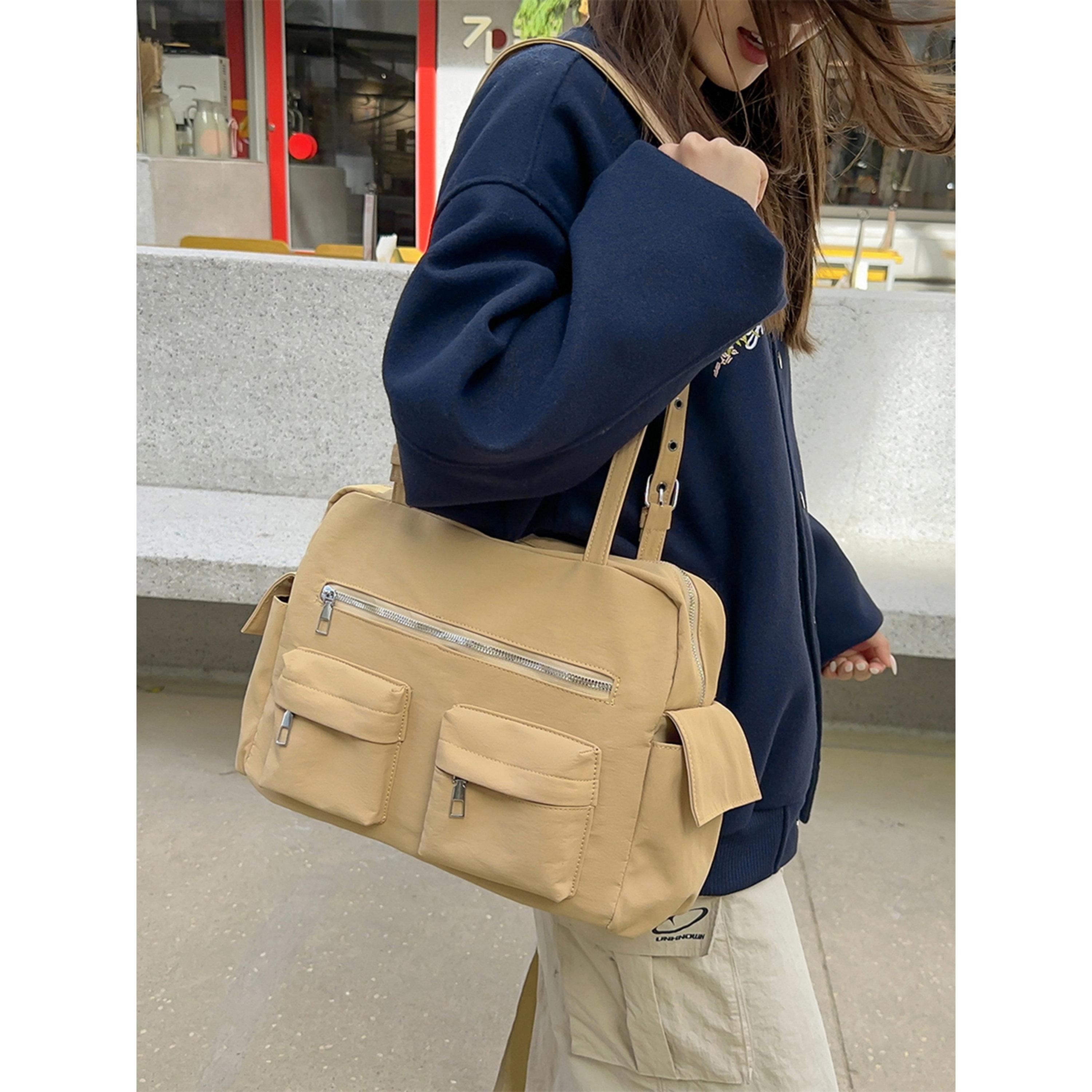 Take Two Beige Zip Pocket Double Strap Shoulder Bag-women-bagsandwallets-handbags-image-4