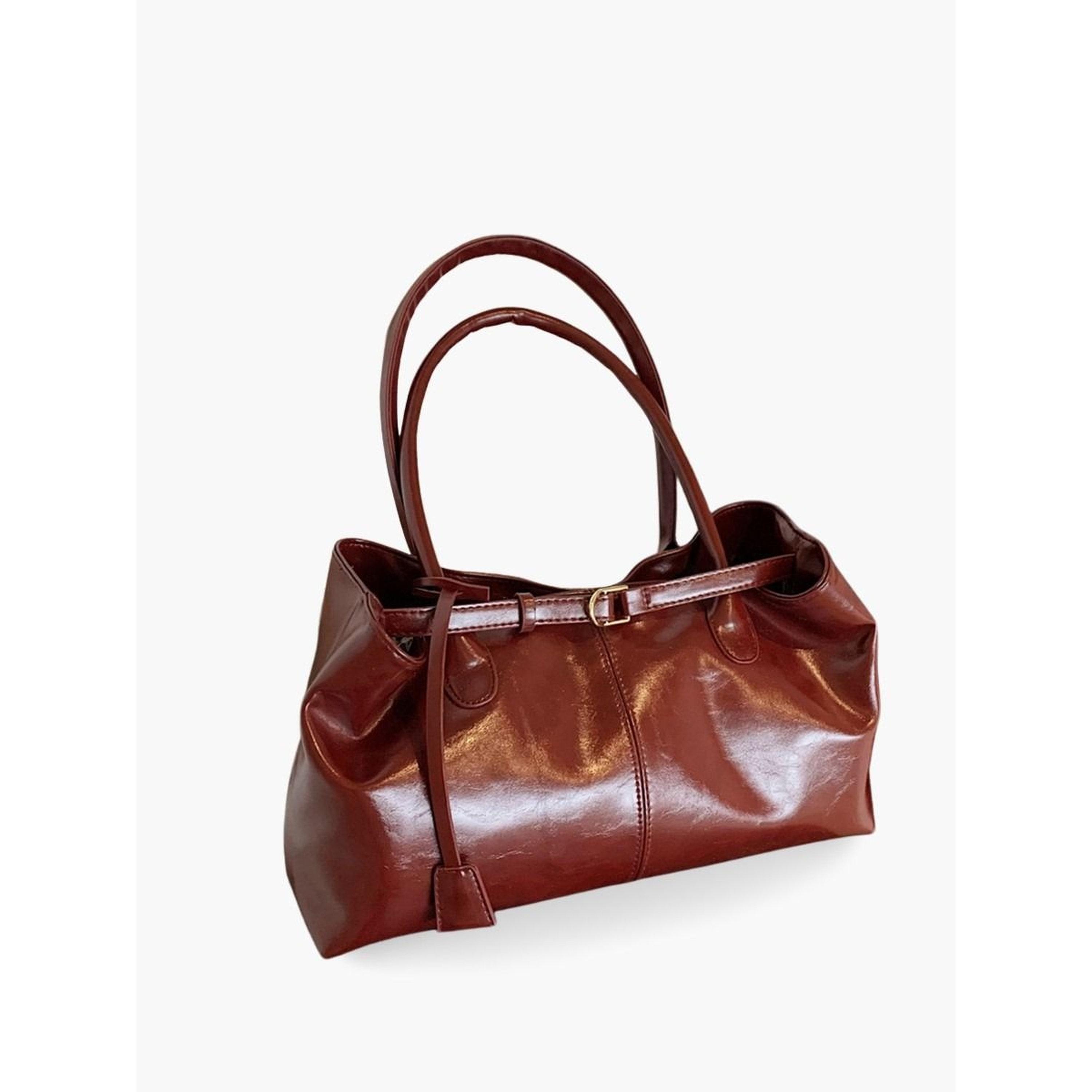 Take Two Burgundy Double Strap Shoulder Bag-women-bagsandwallets-handbags-image-1