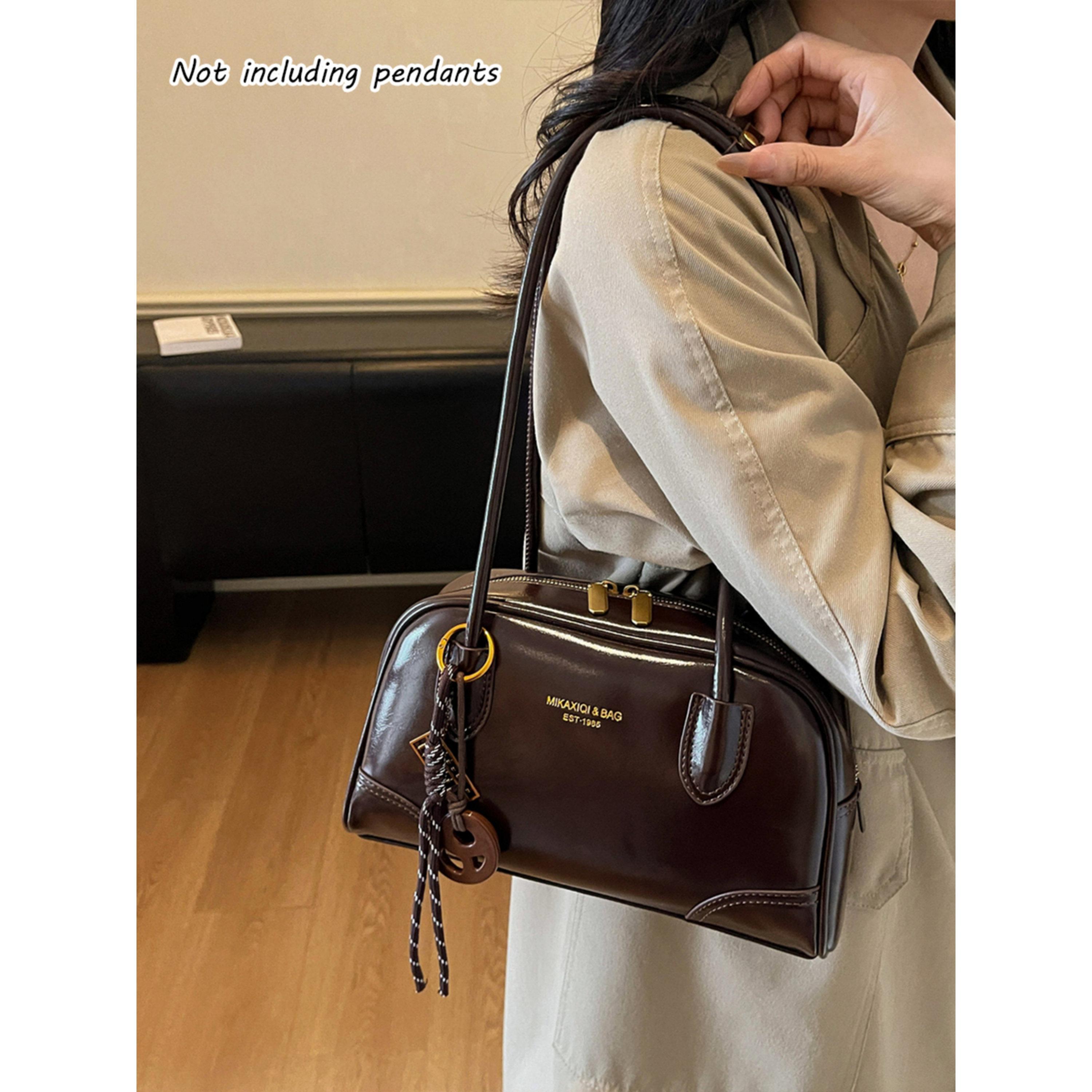 Take Two Brown Shoulder Bag with Double Handle-women-bagsandwallets-handbags-image-2