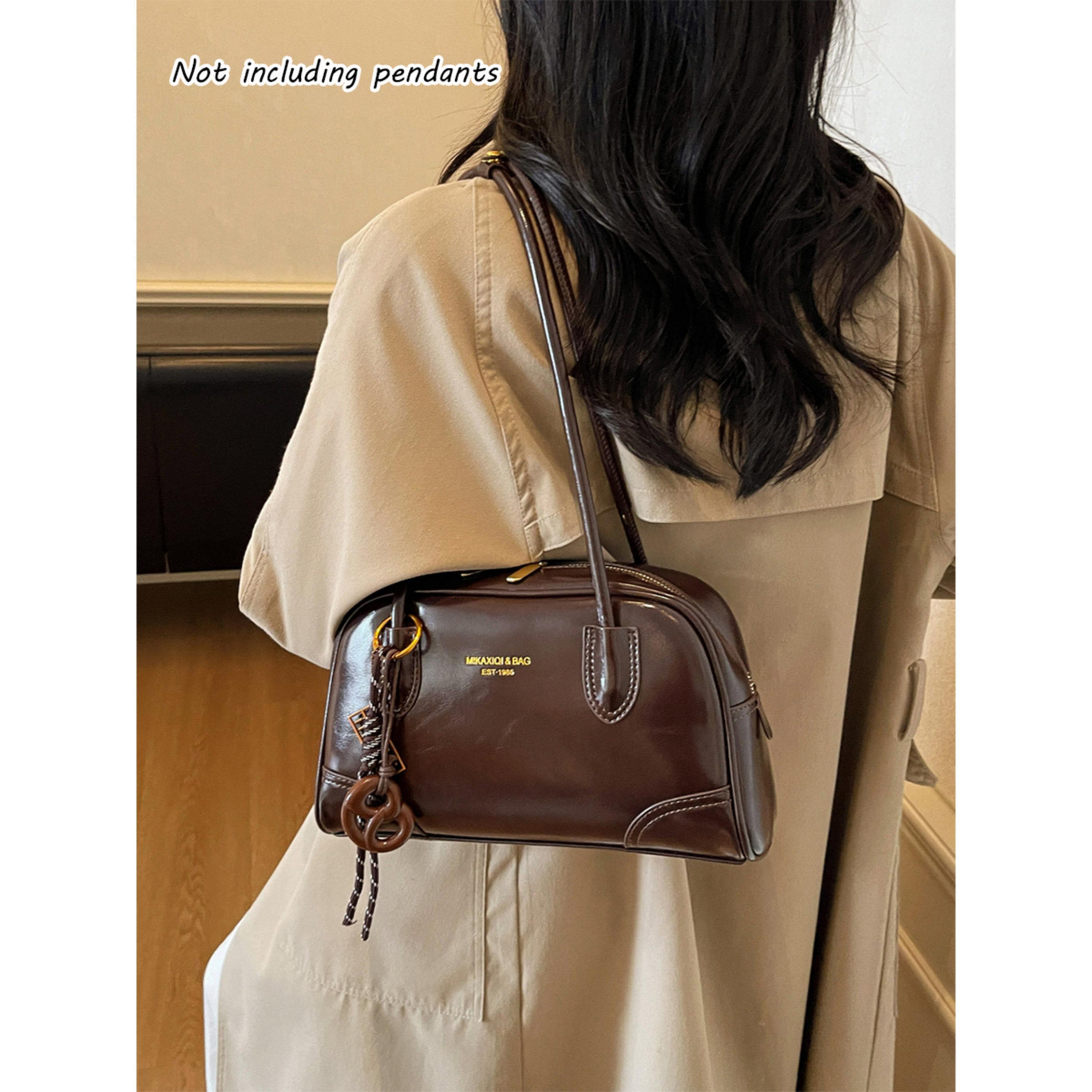 Take Two Brown Shoulder Bag with Double Handle-women-bagsandwallets-handbags-image-4