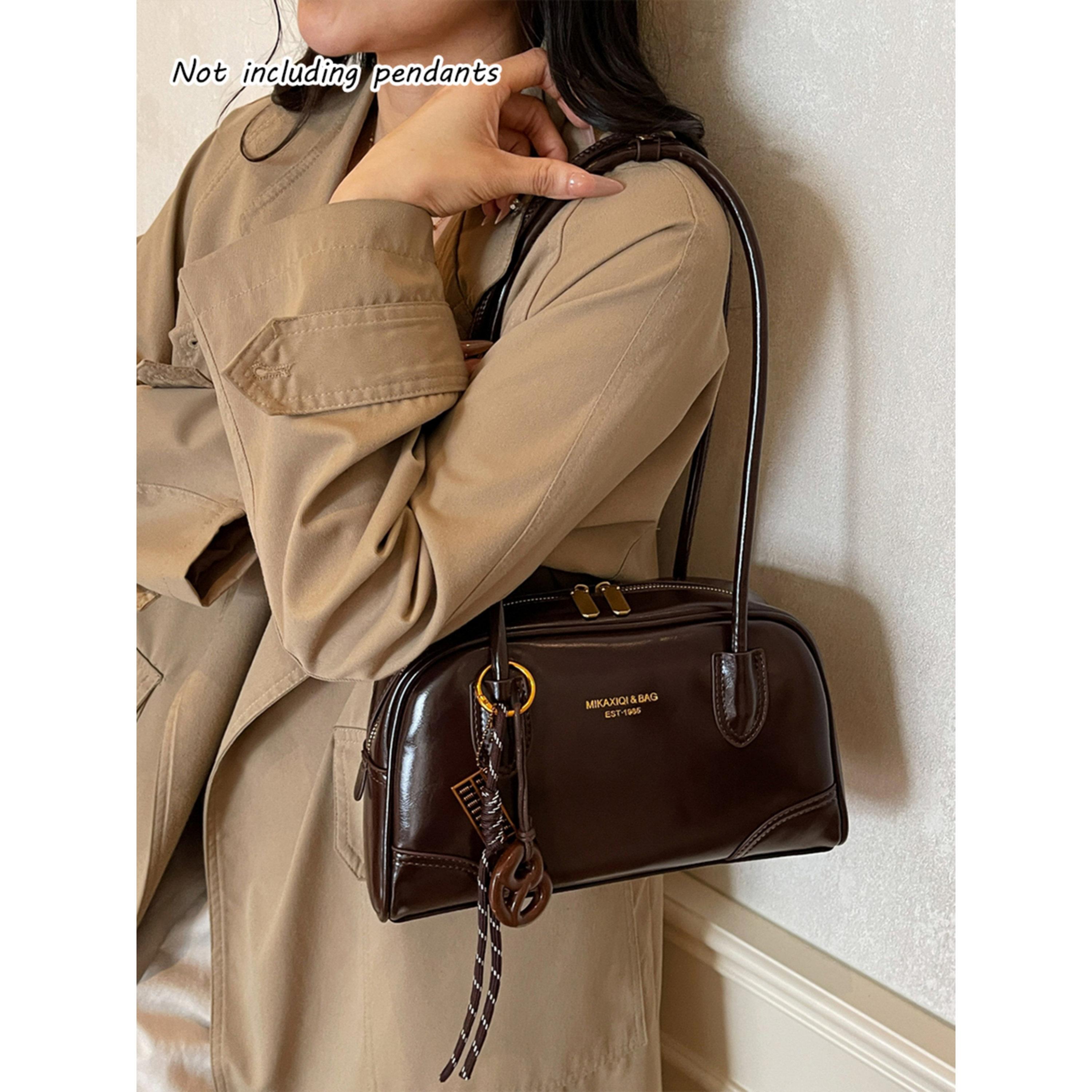 Take Two Brown Shoulder Bag with Double Handle-women-bagsandwallets-handbags-image-5