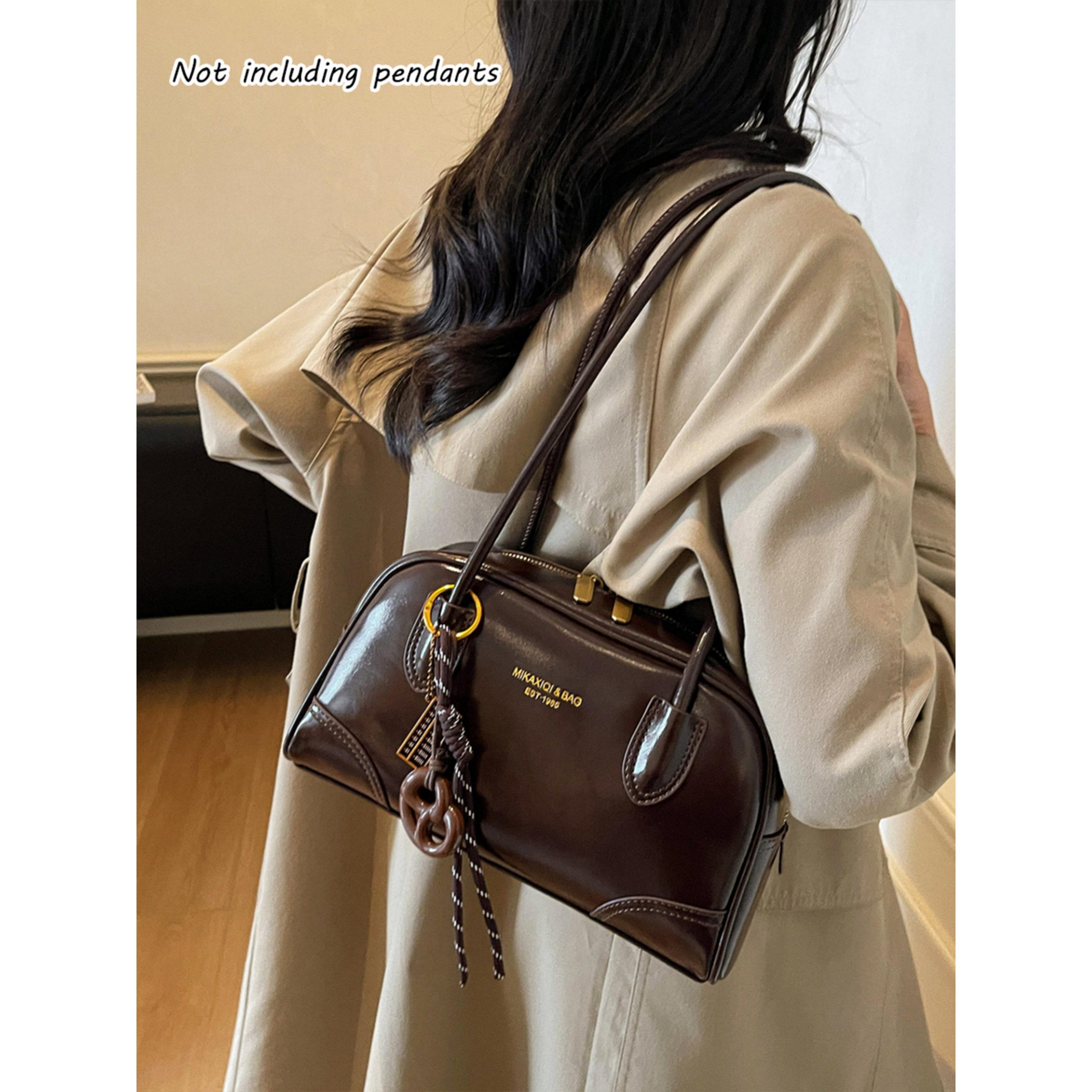 Take Two Brown Shoulder Bag with Double Handle-women-bagsandwallets-handbags-image-6