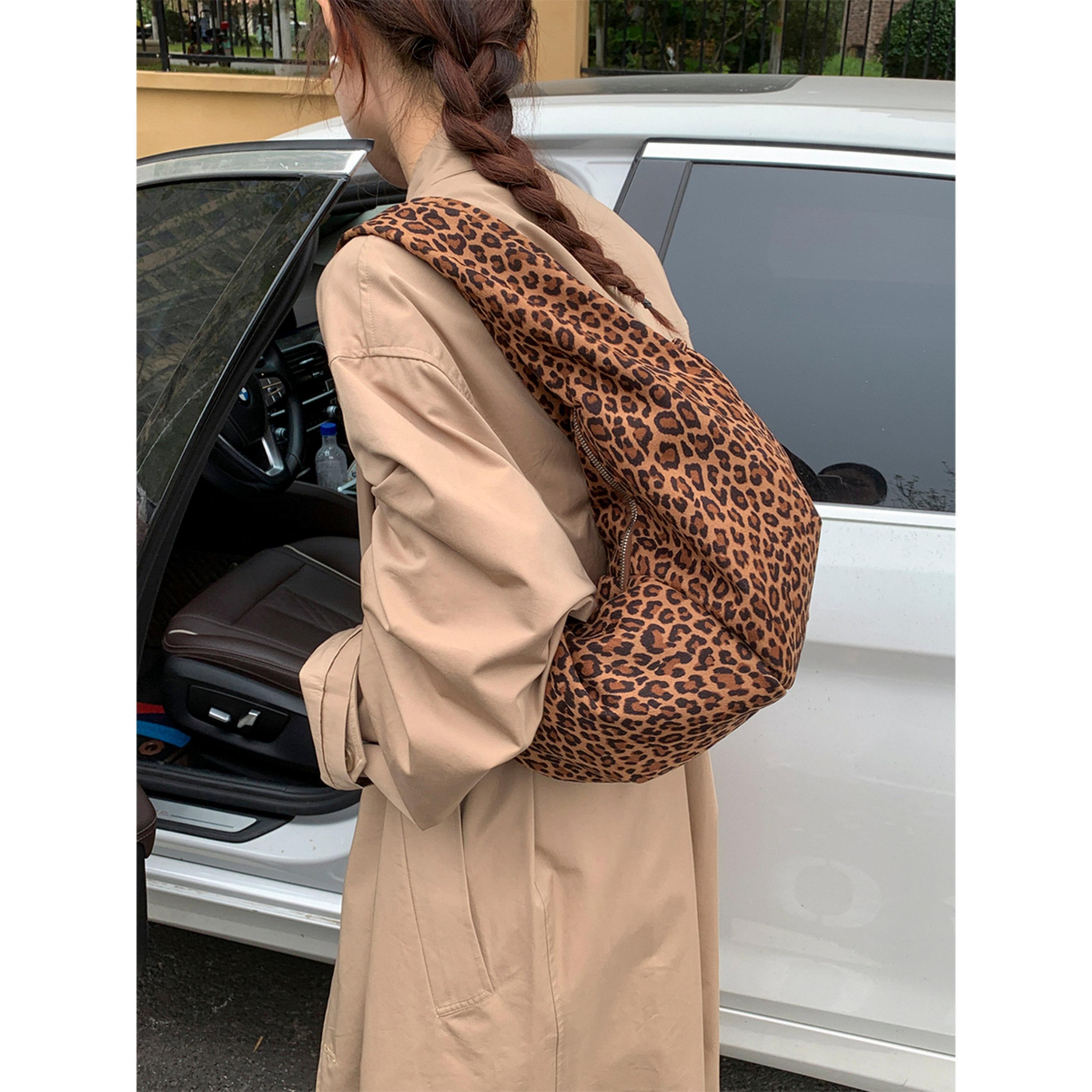 Take Two Leopard Print Zip Closure Shoulder Bag-women-bagsandwallets-handbags-image-5