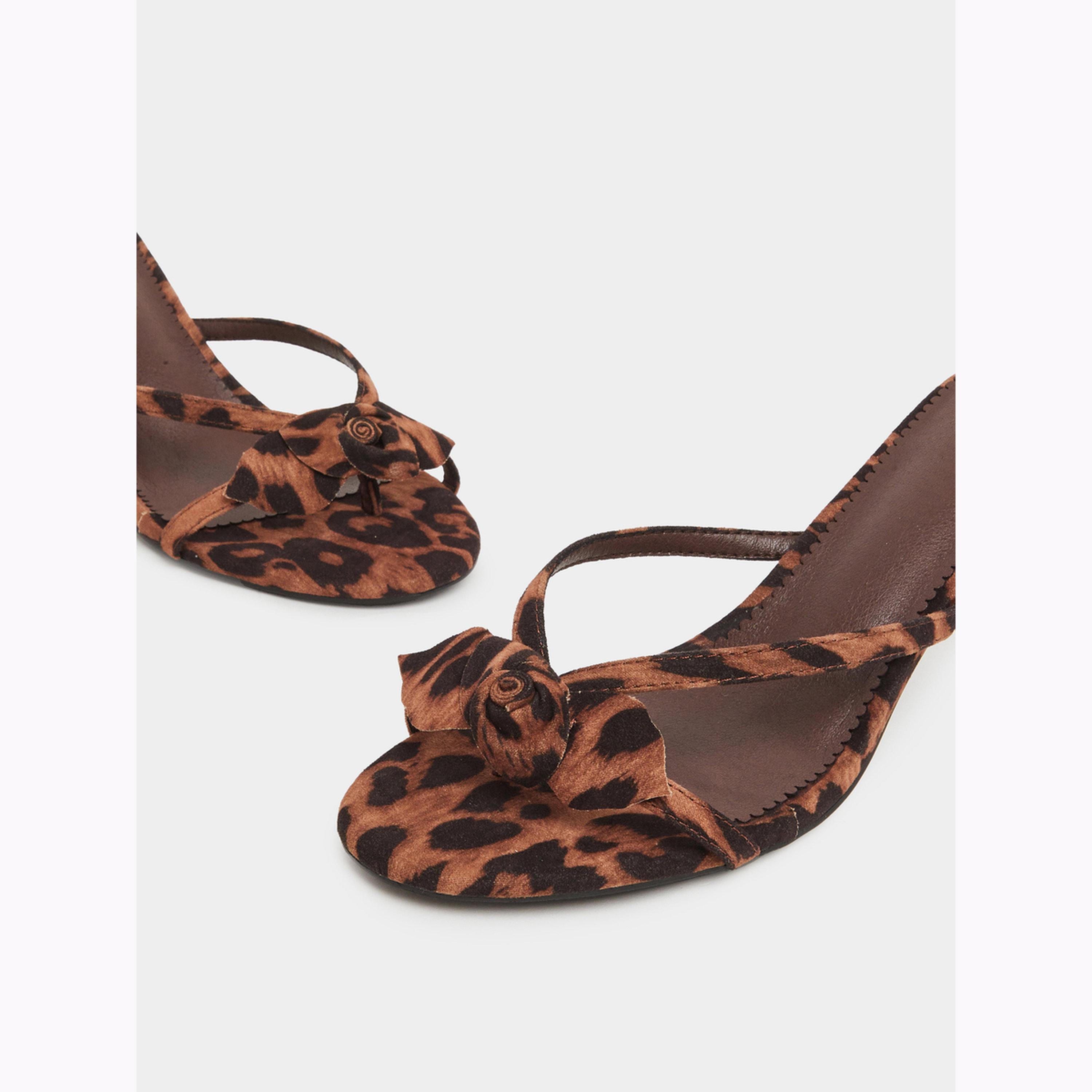 Styli Leopard Print Stiletto Heel Sandals-women-shoes-sandals-heeled-image-4