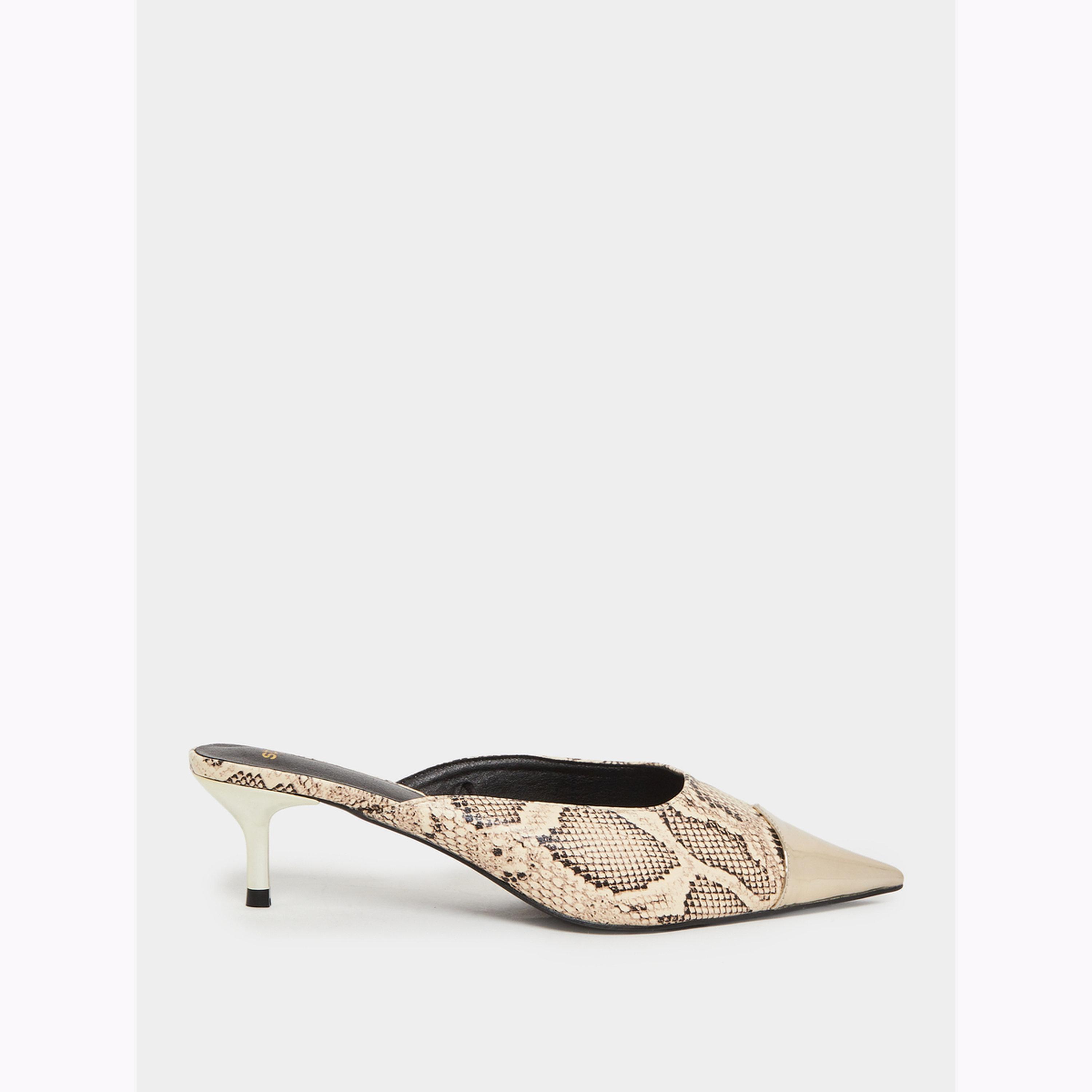 حذاء ميولز مطبع بنمط حيوان سهل الارتداء-women-shoes-heels-image-2