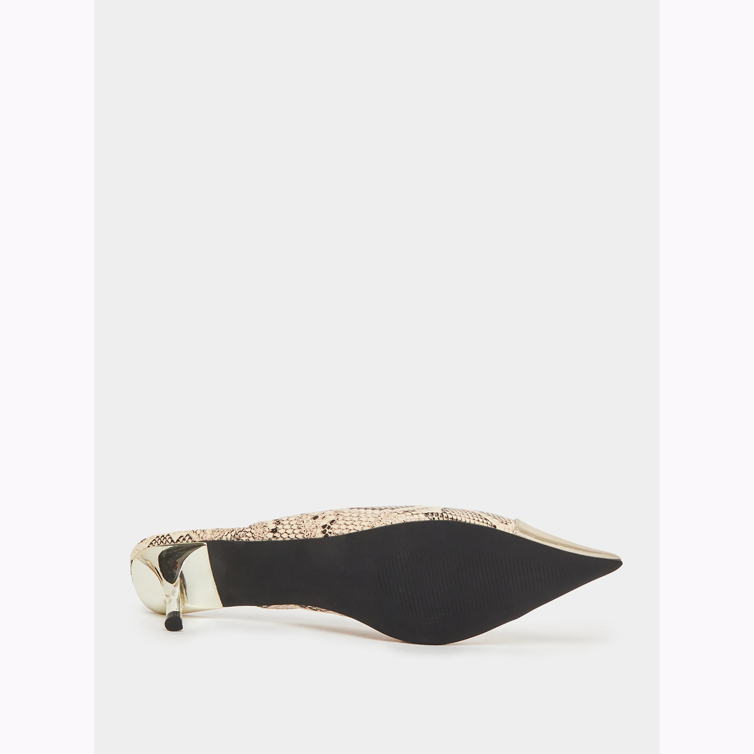 Styli Animal Print Slip On Cap Toe Mules-women-shoes-heels-image-6