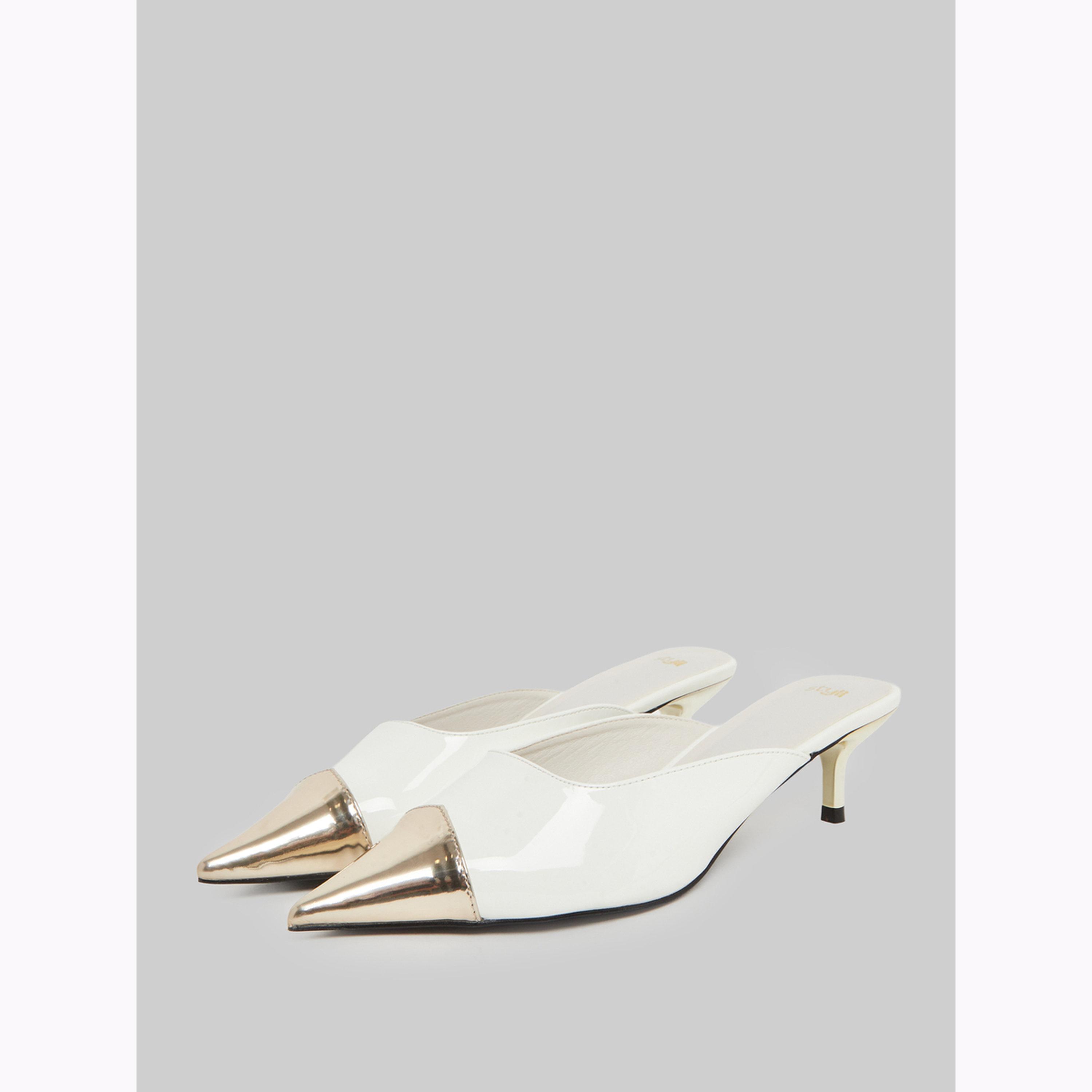 Styli Slip On Cap Toe Mules-women-shoes-heels-image-1