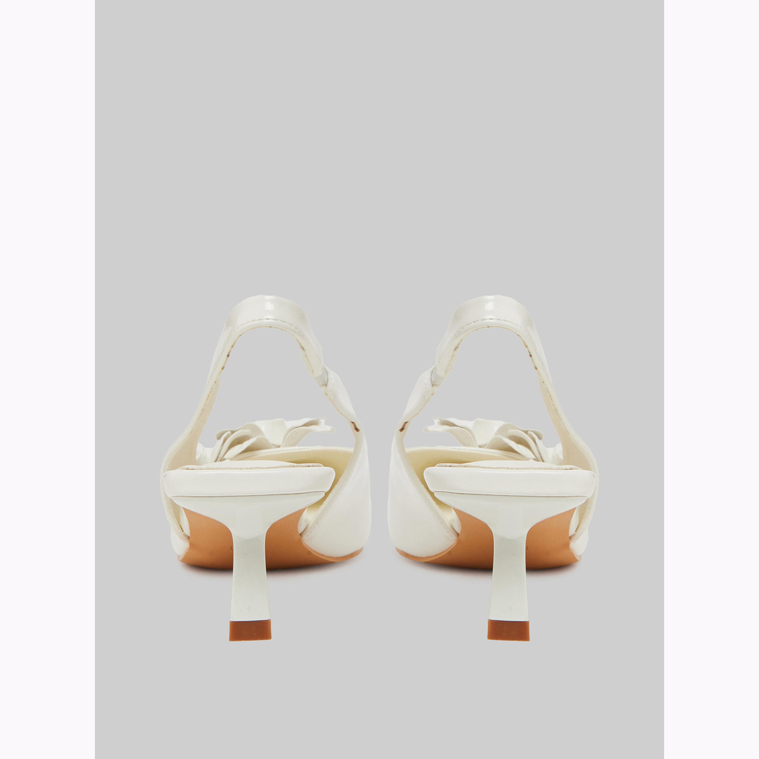 حذاء كعب كيتن مفتوح من الخلف بطبعة زهور-women-shoes-heels-image-5