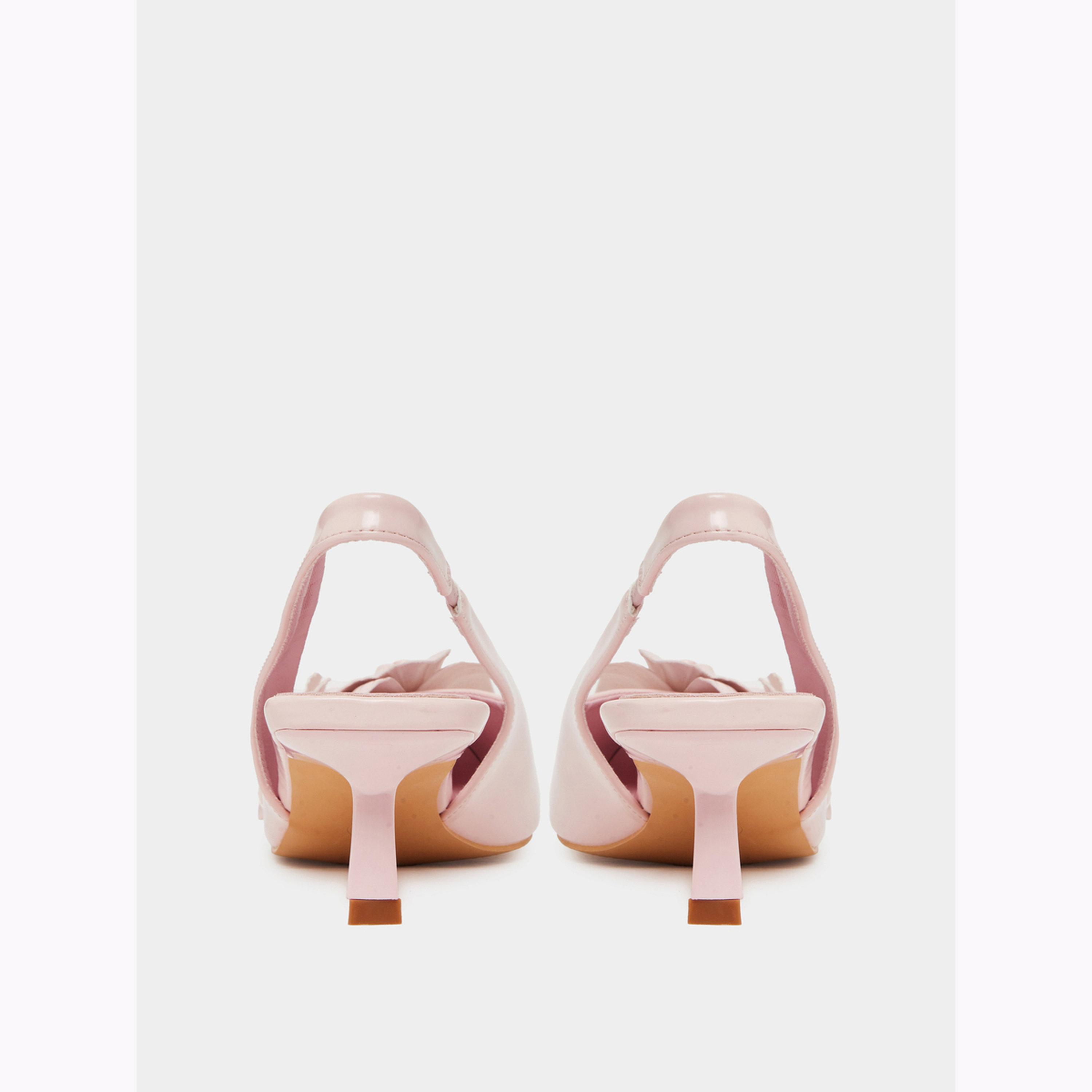 حذاء كعب كيتن مفتوح من الخلف بطبعة زهور-women-shoes-heels-image-5