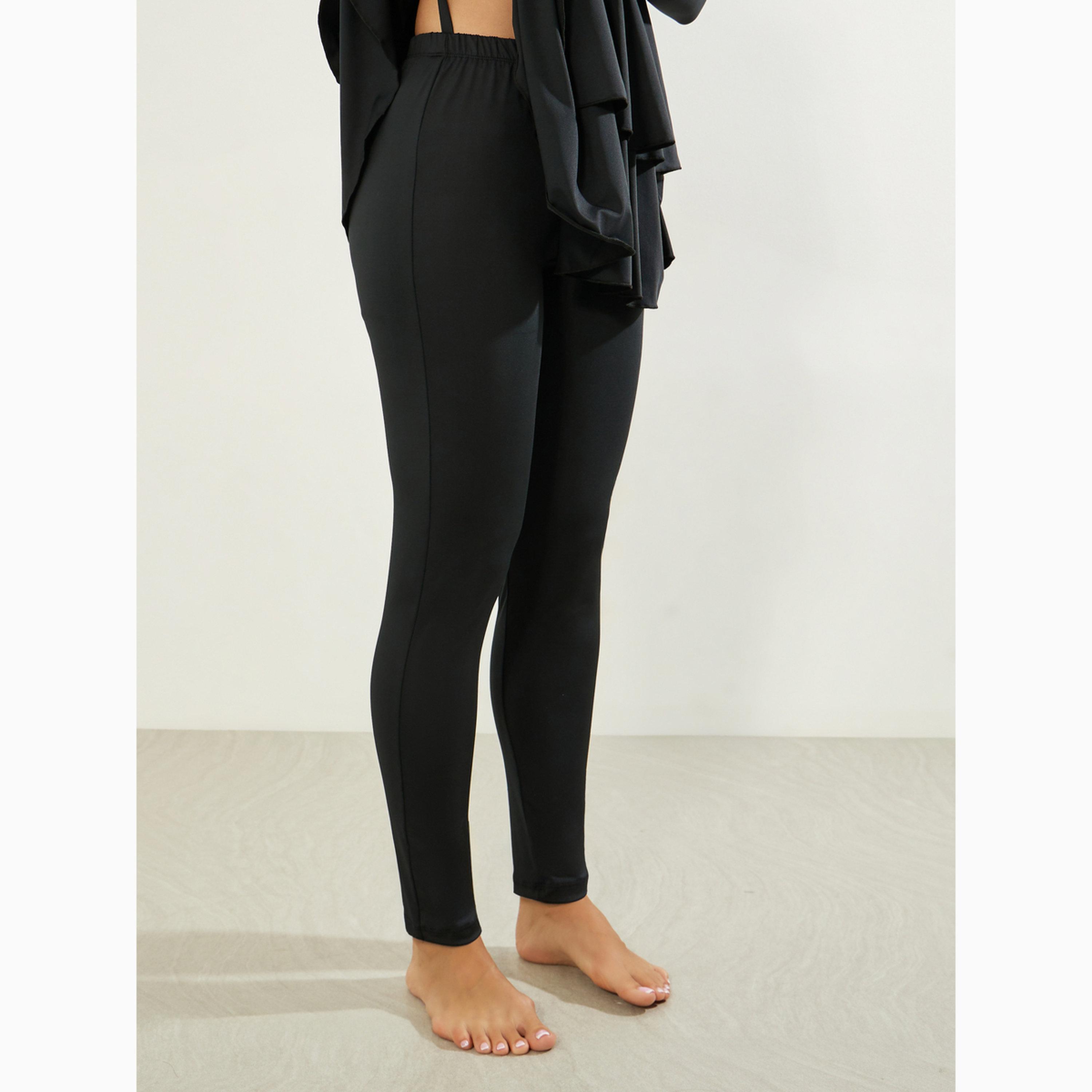 مجموعة بوركيني من ليقنز وبوركيني بكشكش وأكمام كاملة وقبعة-women-clothing-swimandbeach-swim-burkinis-image-5