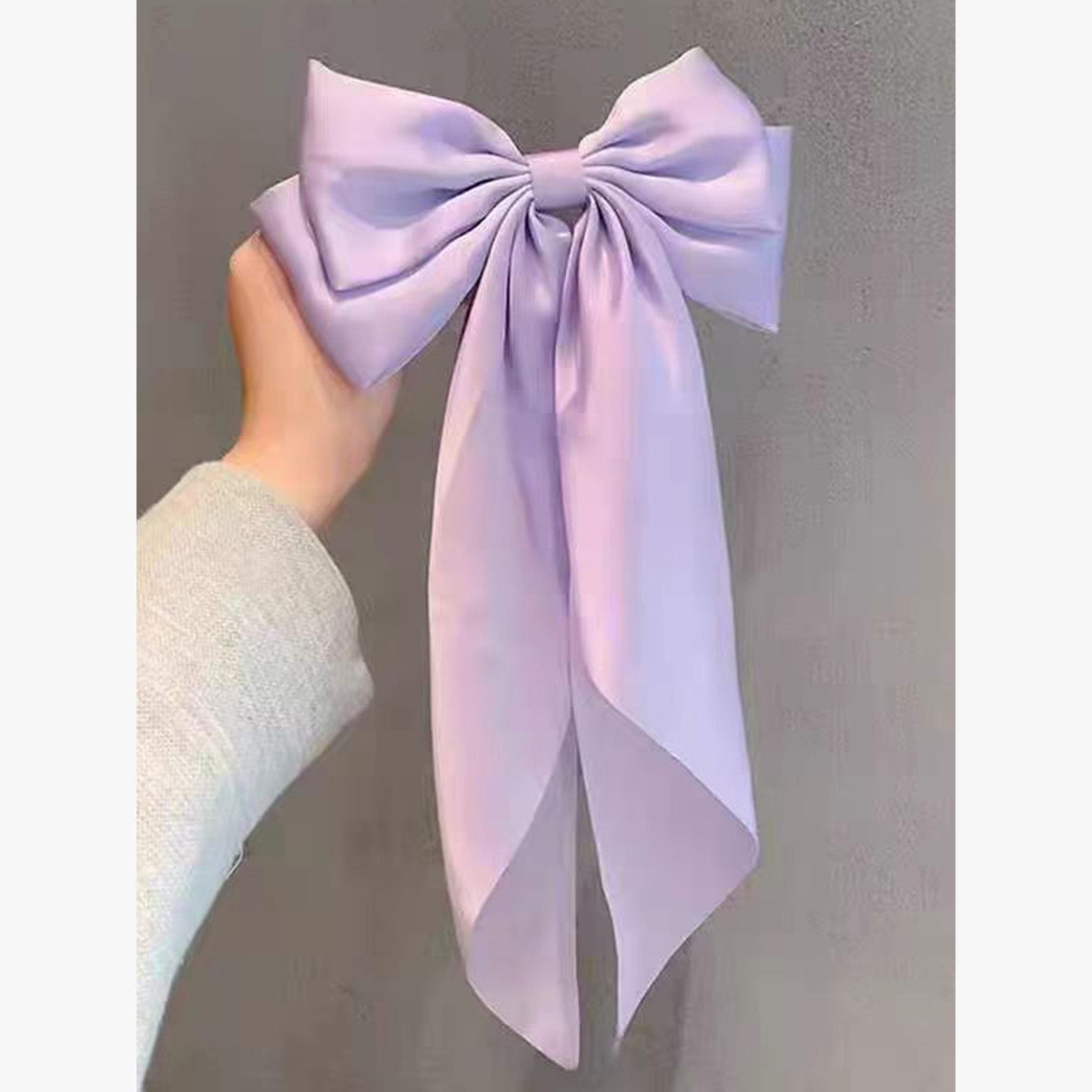 Take Two Purple Bow Hair Clip-women-hairaccessories-clips-image-4