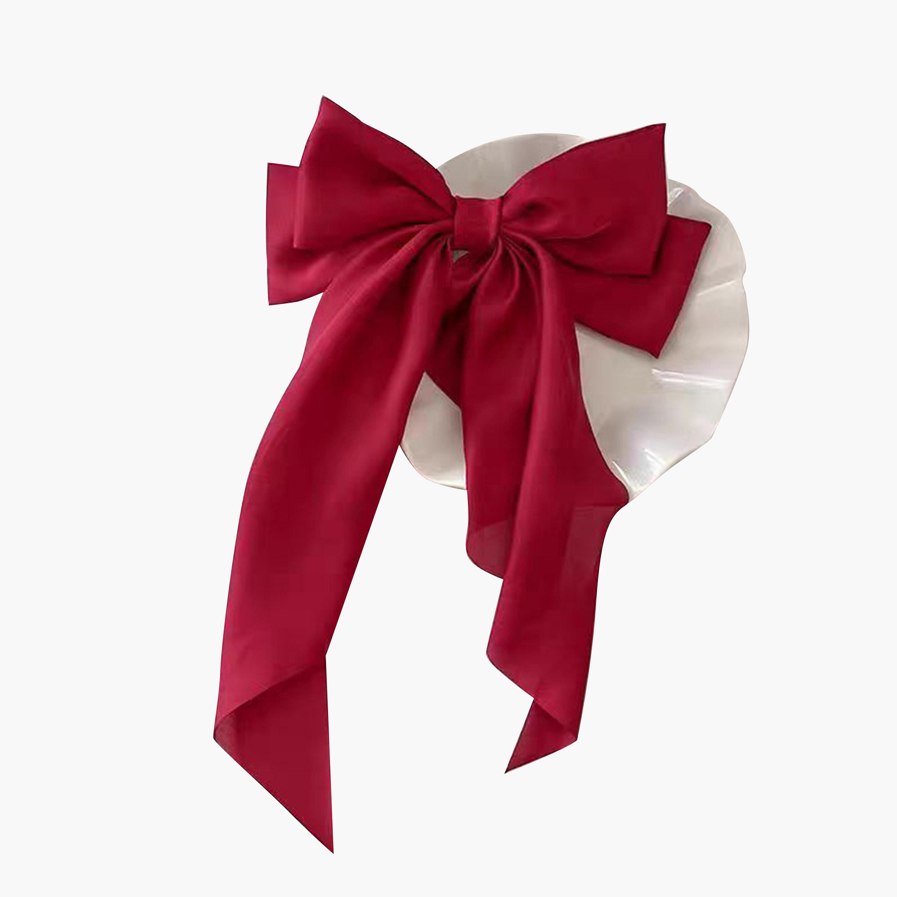 Take Two Red Bow Hair Clip-women-hairaccessories-clips-image-1
