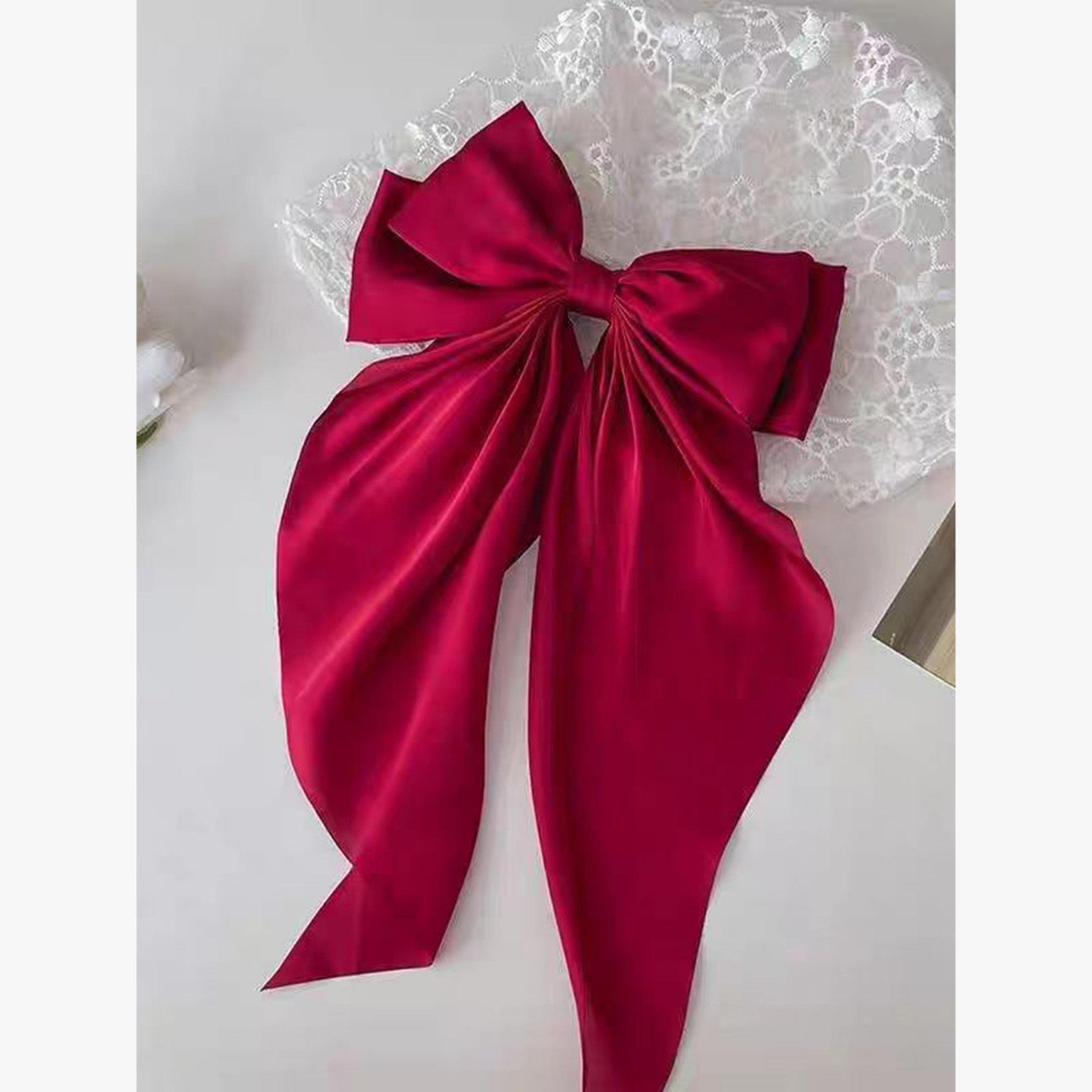 Take Two Red Bow Hair Clip-women-hairaccessories-clips-image-4