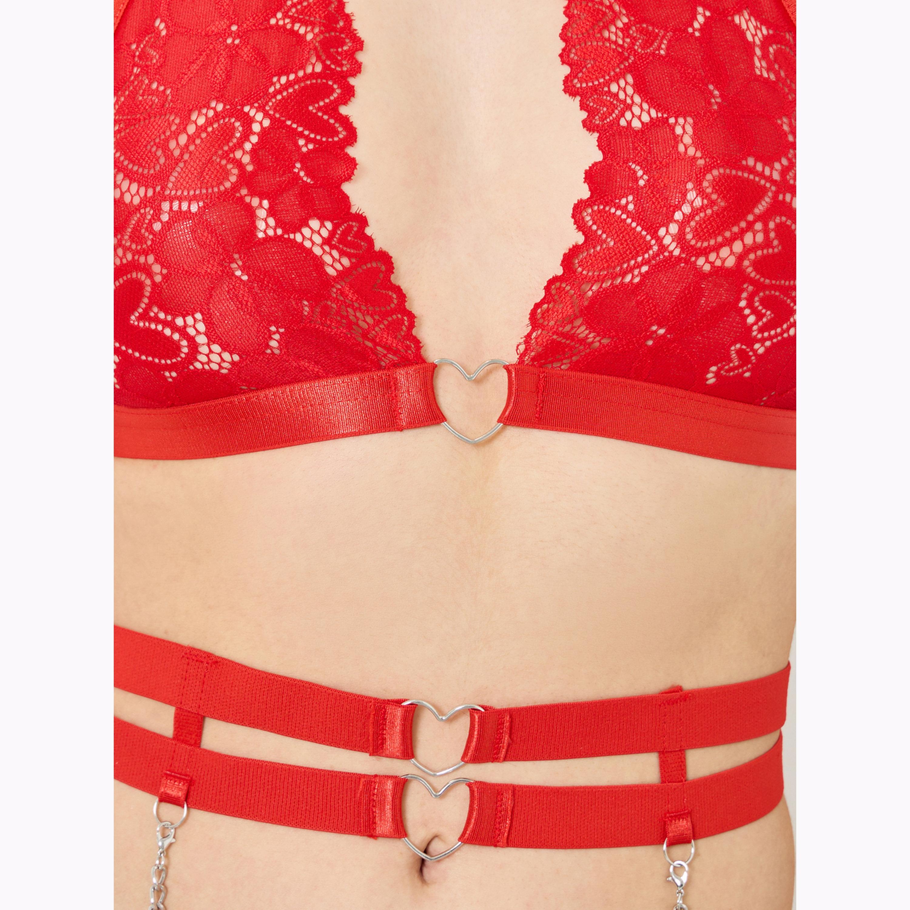Take Two Lace Non Padded Non Wired Bra with Thong and Suspenders-women-clothing-lingerie-lingeriesets-image-6