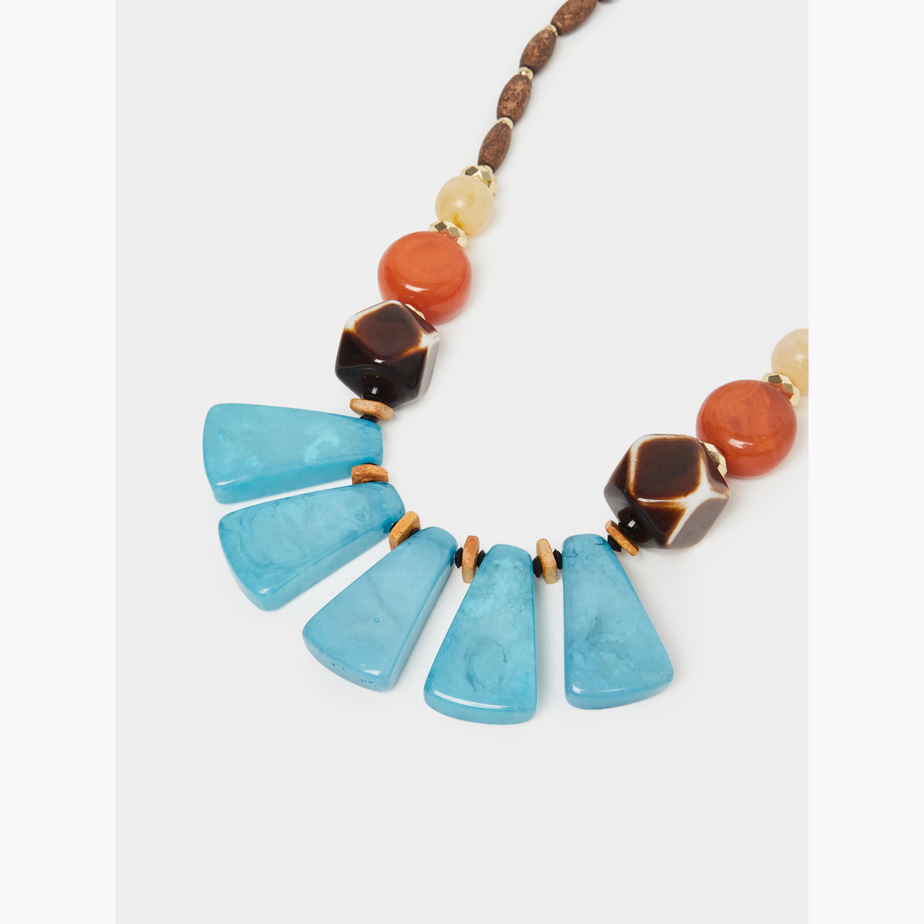 عقد بوهيمي بتفاصيل خرز-women-watchesandjewellery-jewellery-necklacesandpendants-image-2