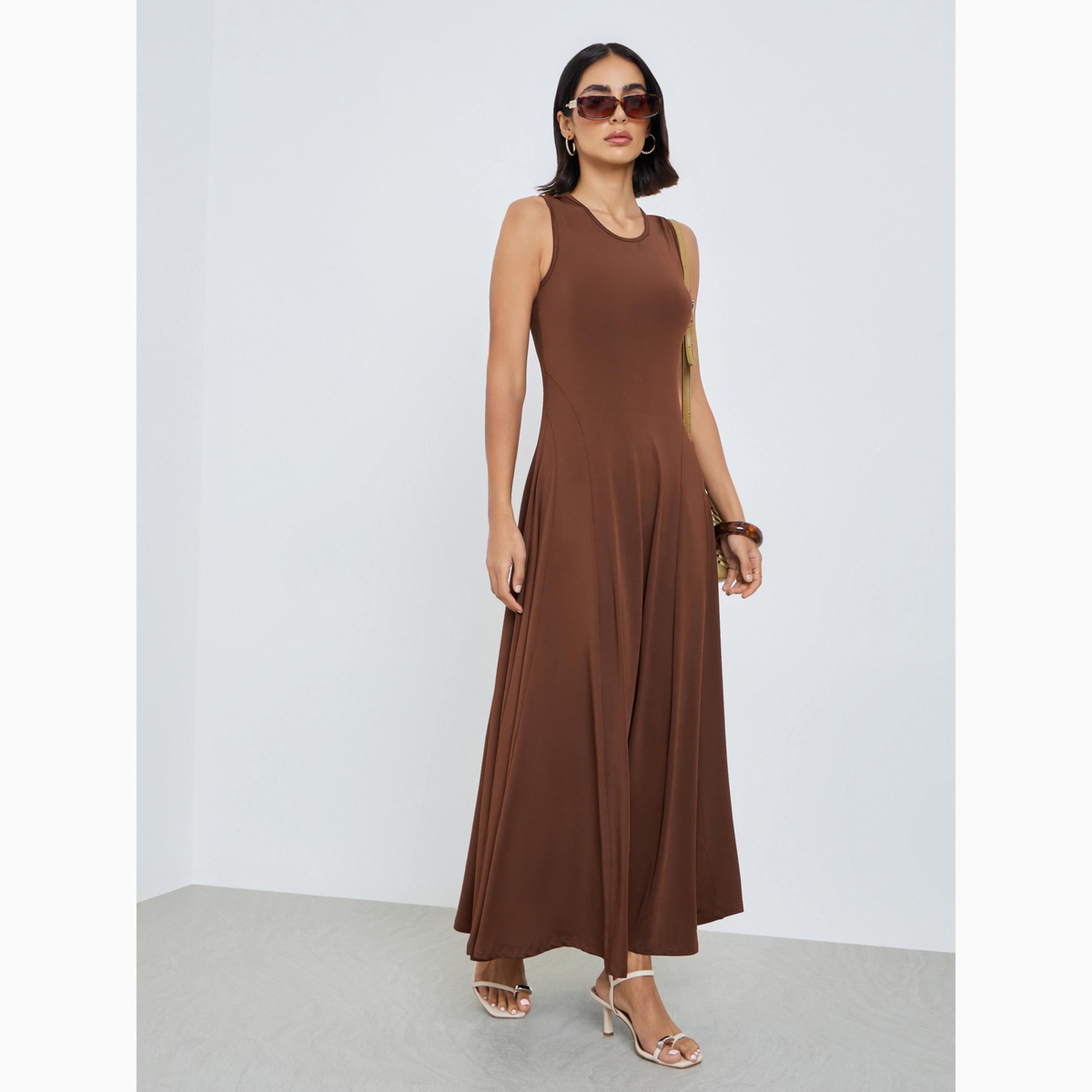 فستان طويل بلا أكمام وحافة واسعة-women-clothing-dresses-image-3