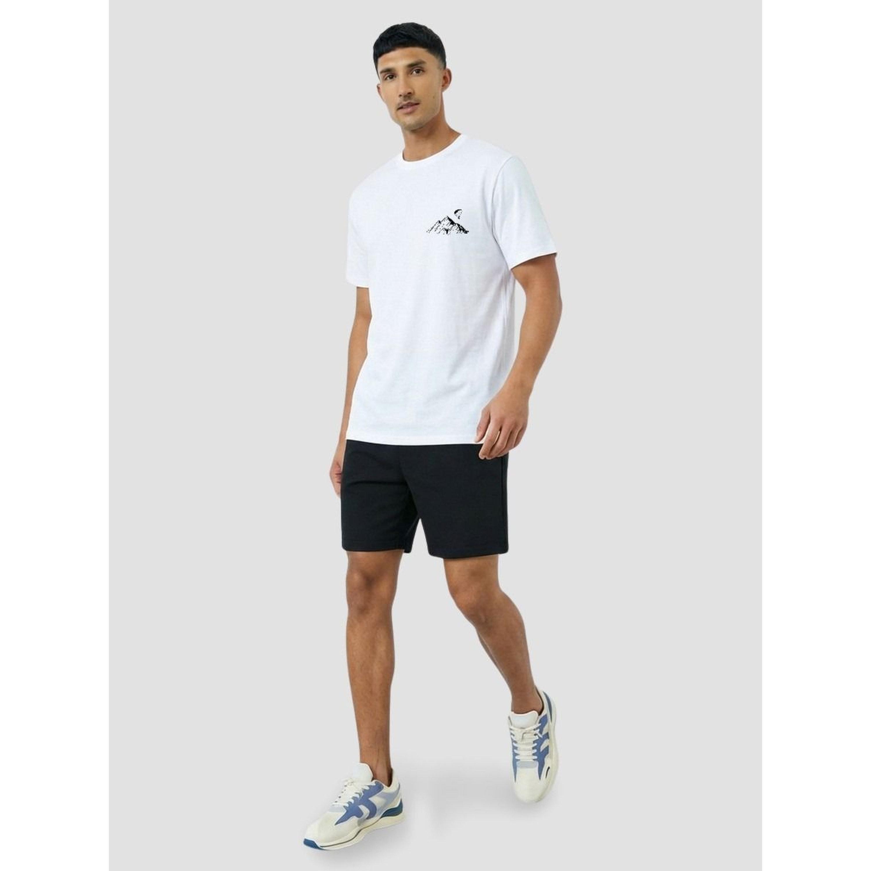 Take Two Men Graphic Round Neck T-Shirt and Shorts Set-men-clothing-coordsets-image-1