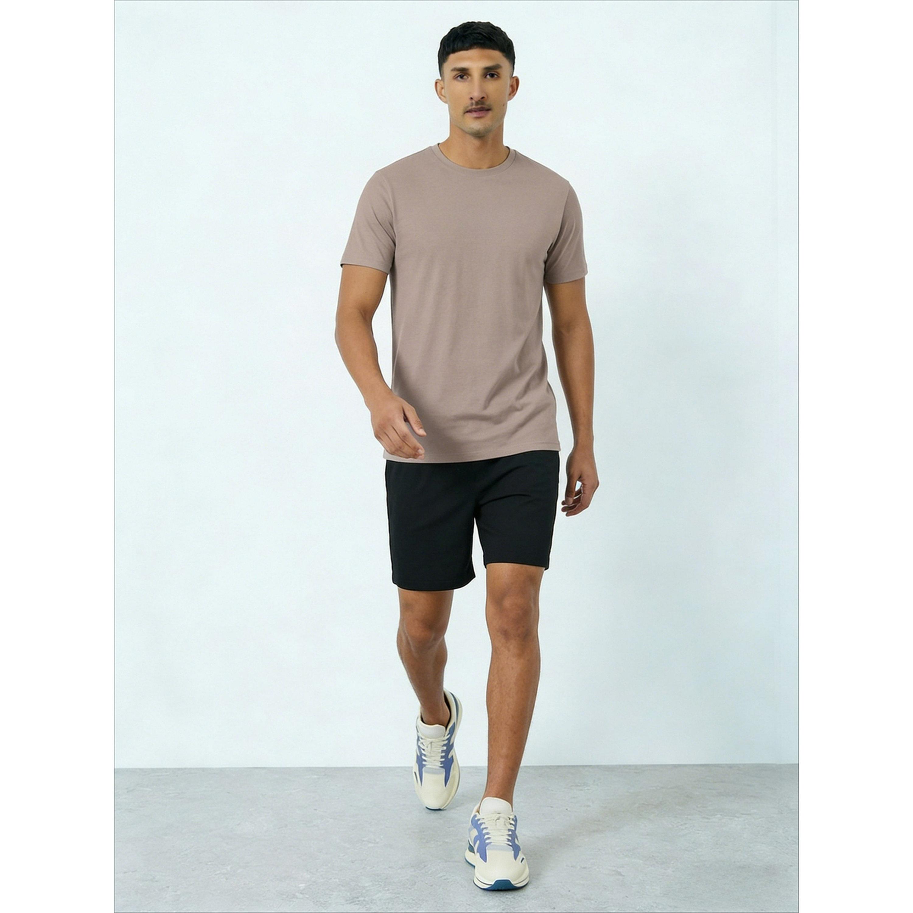 Take Two Men Graphic Round Neck T-Shirt and Shorts Set-men-clothing-coordsets-image-1