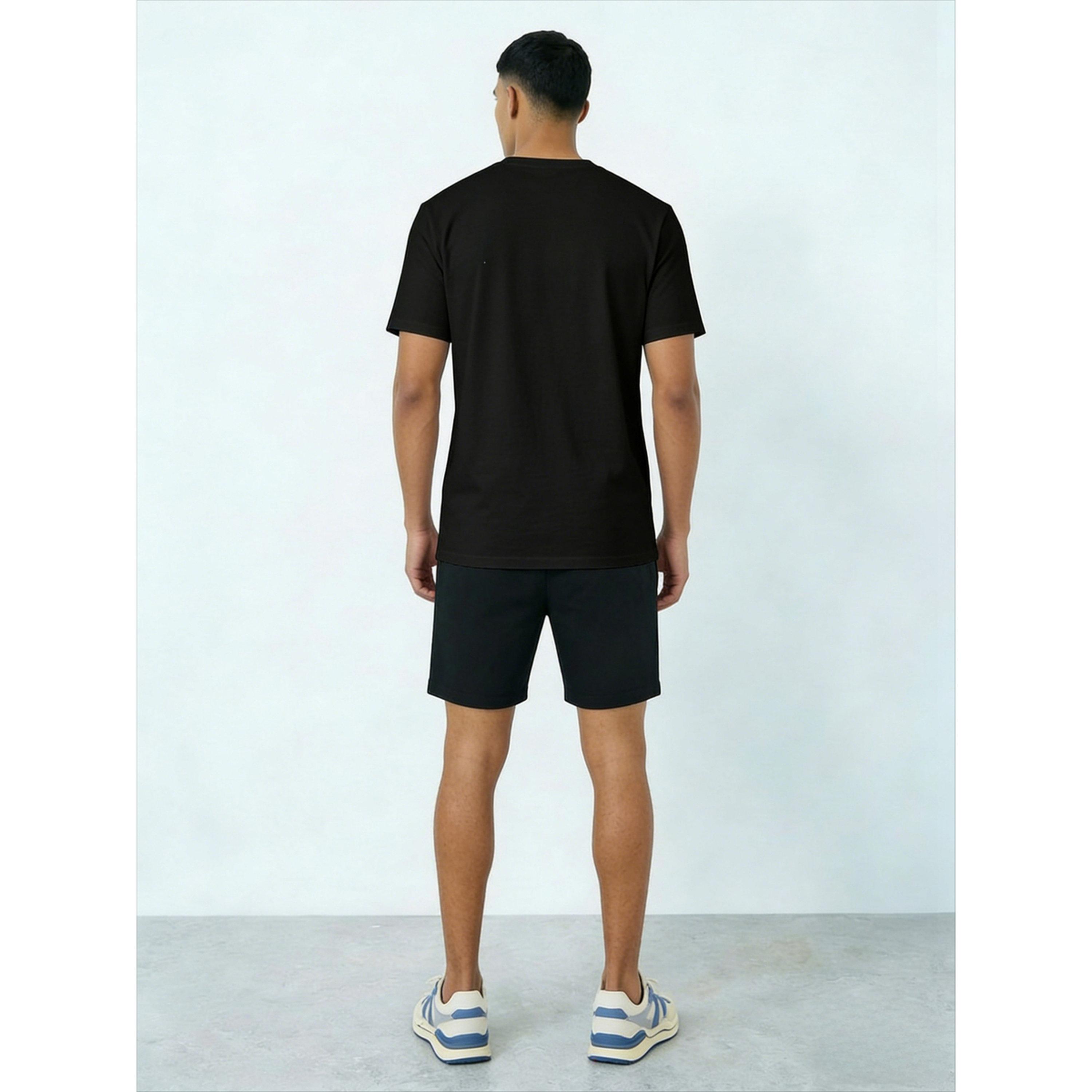 Take Two Men Printed Round Neck T-Shirt and Shorts Set-men-clothing-coordsets-image-2