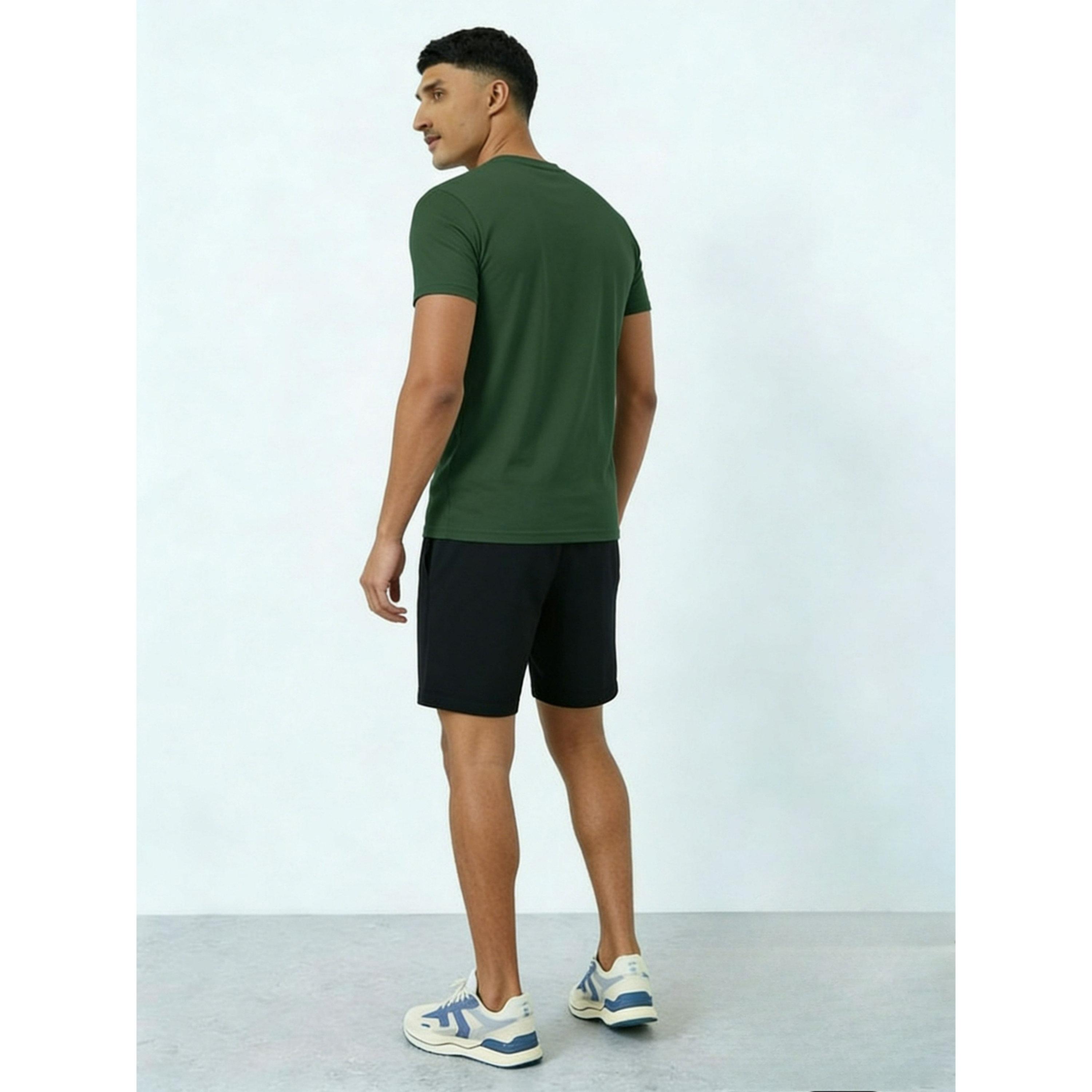 Take Two Men Printed Round Neck T-Shirt and Shorts Set-men-clothing-coordsets-image-2