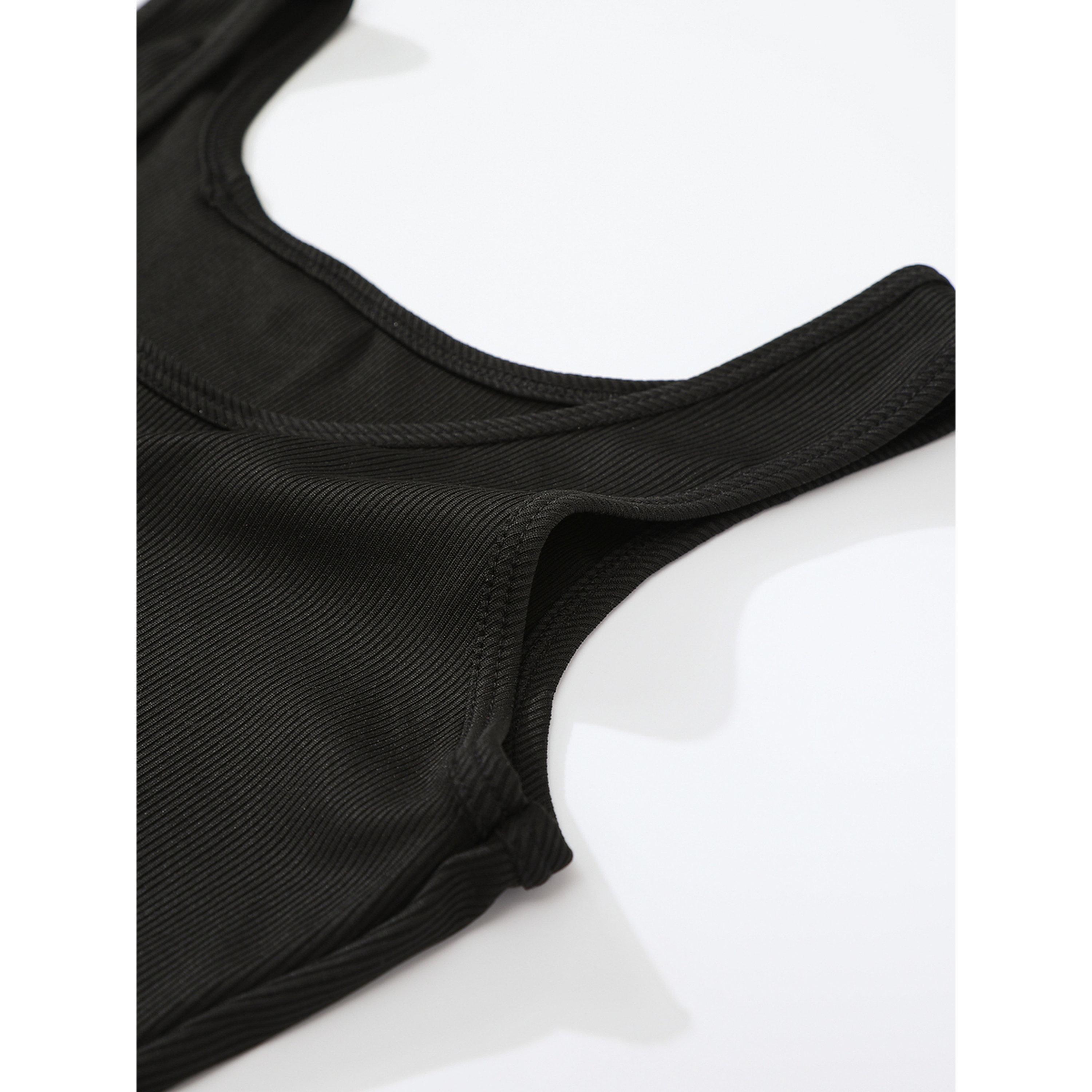 Take Two Black Solid Scoop Neck Tank Top-women-clothing-tshirts-image-3