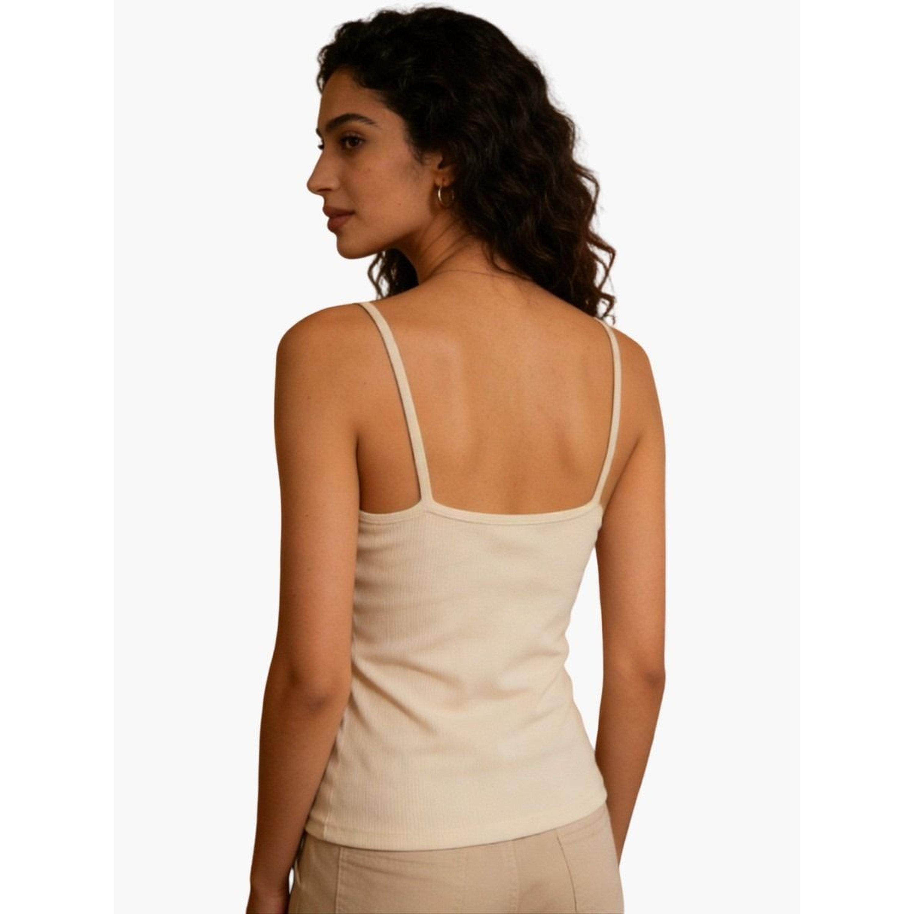 Take Two Beige Solid Padded Cami Top-women-clothing-shirtsandblouses-blouses-image-2