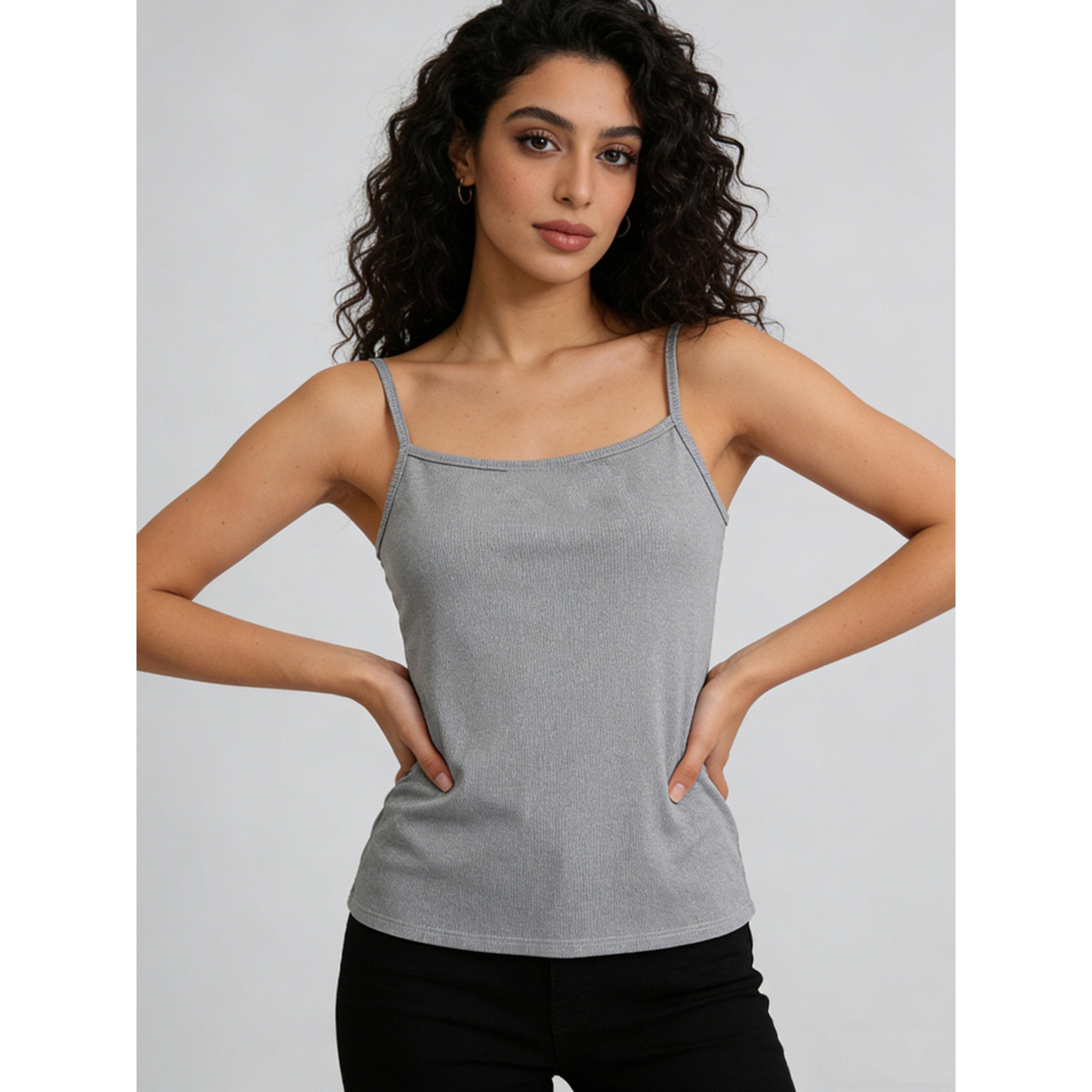 بلوزة كامي سادة بأشرطة-women-clothing-shirtsandblouses-blouses-image-5