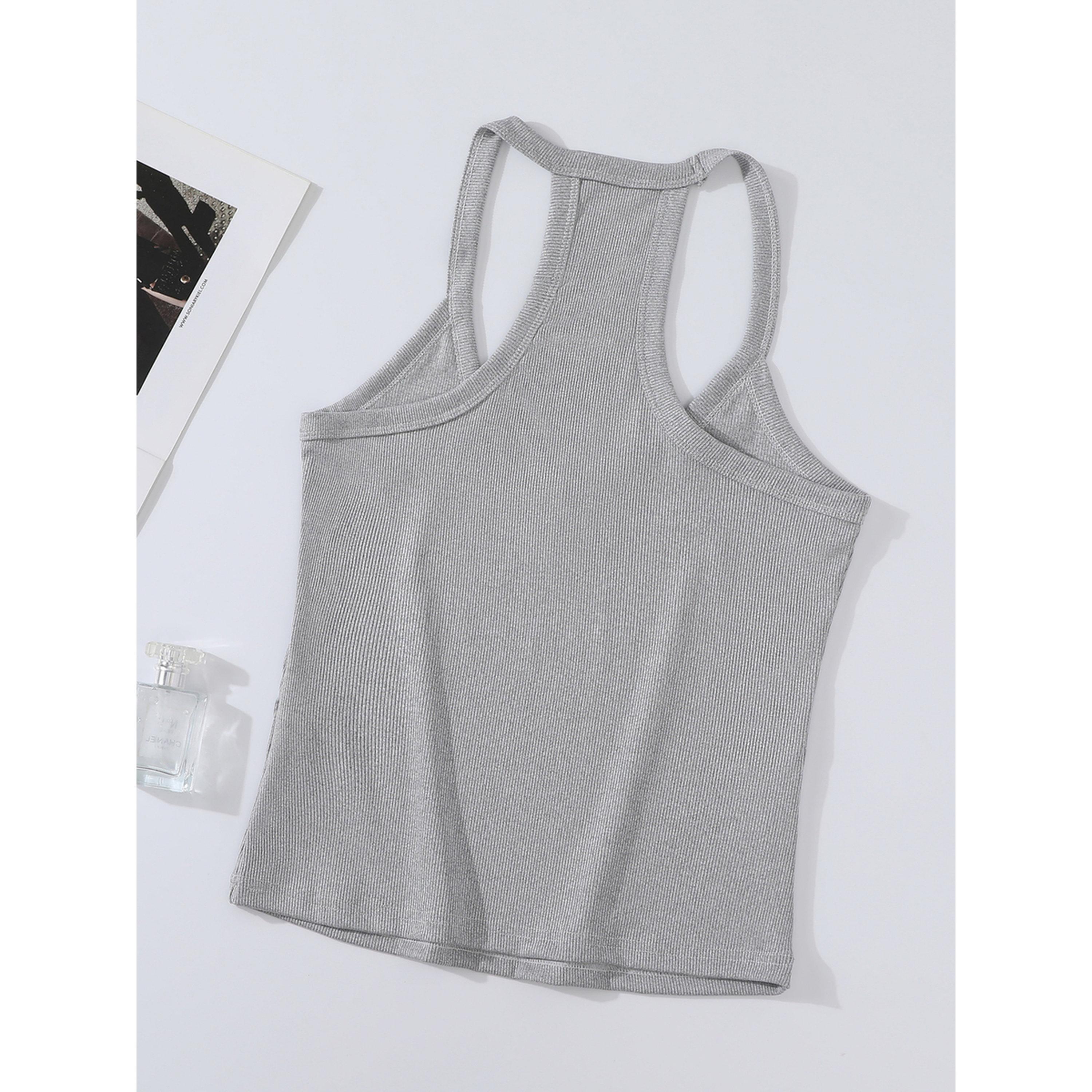 بلوزة تانك سادة بظهر ريسر-women-clothing-shirtsandblouses-blouses-image-2