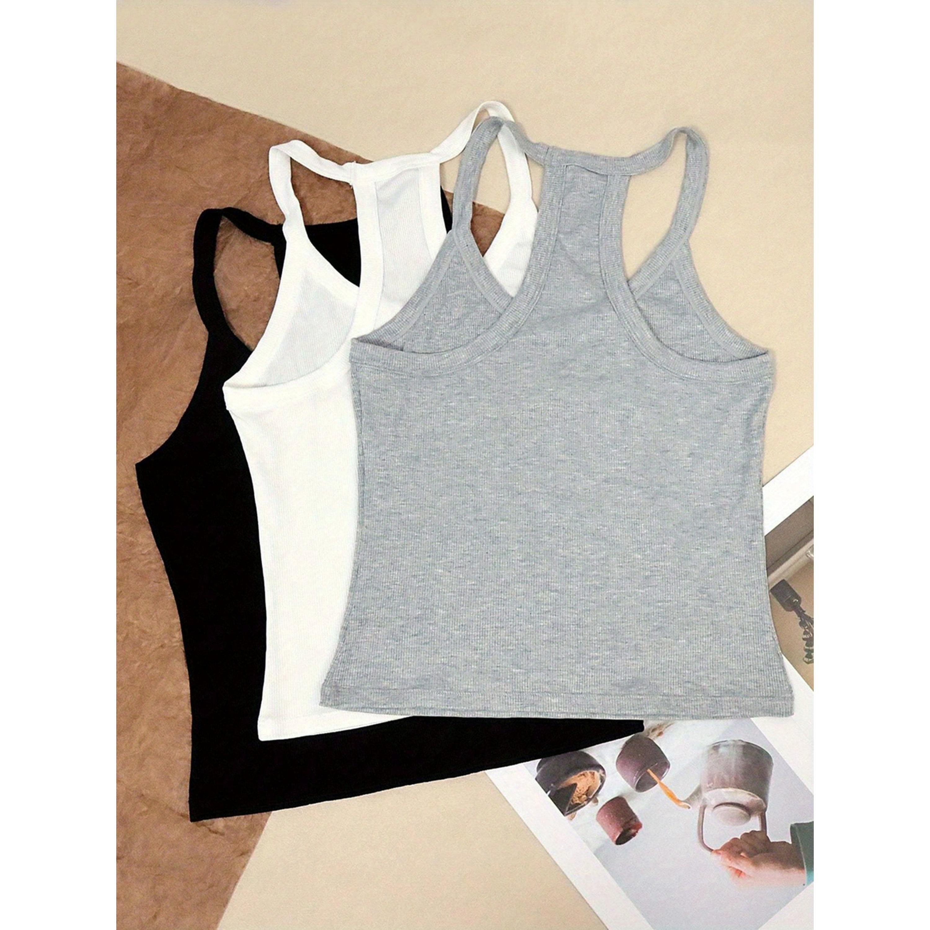 Take Two White Solid Racerback Tank Top-women-clothing-shirtsandblouses-blouses-image-4