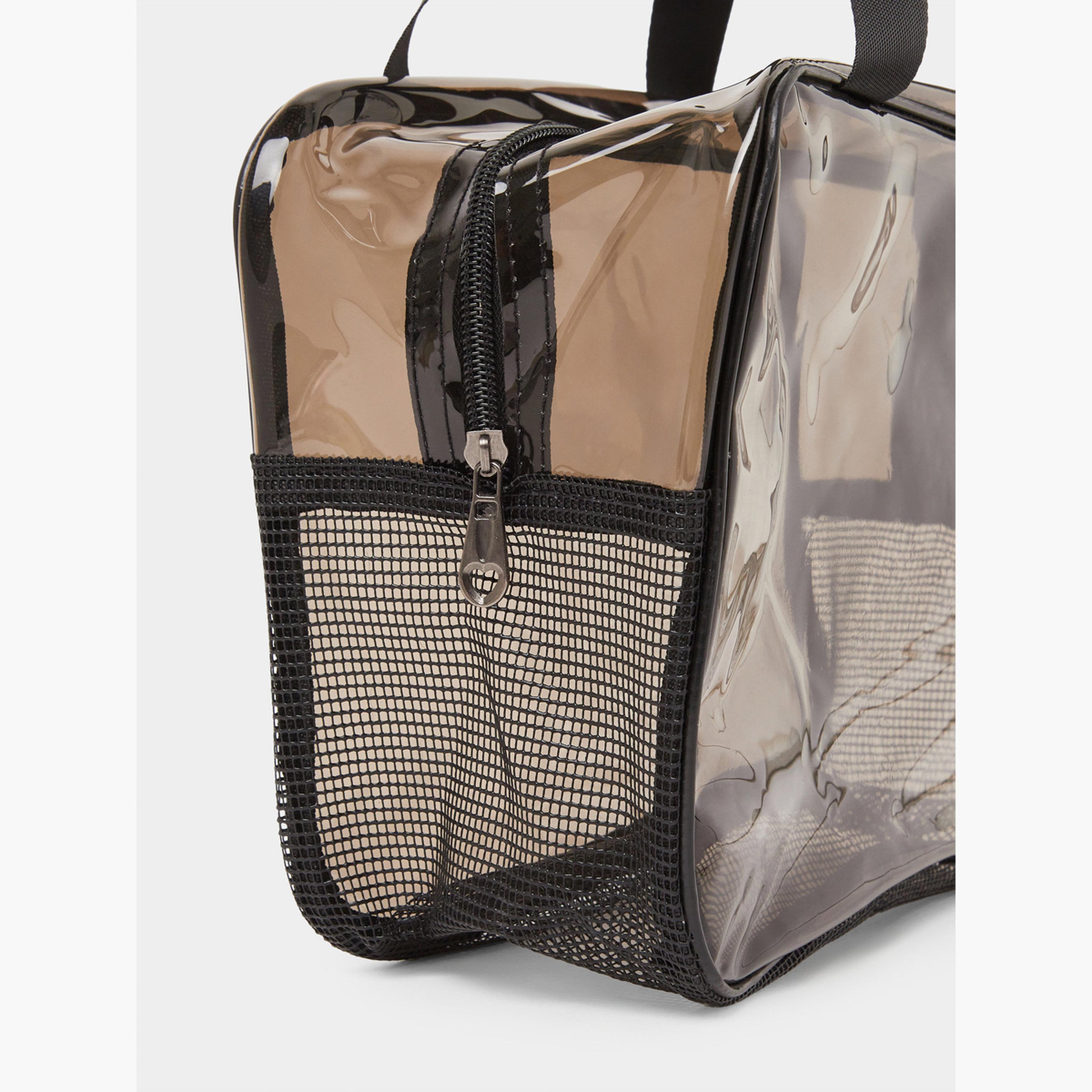 Styli Black Trim Transparent Wash Bag-women-bagsandwallets-backpacks-image-4