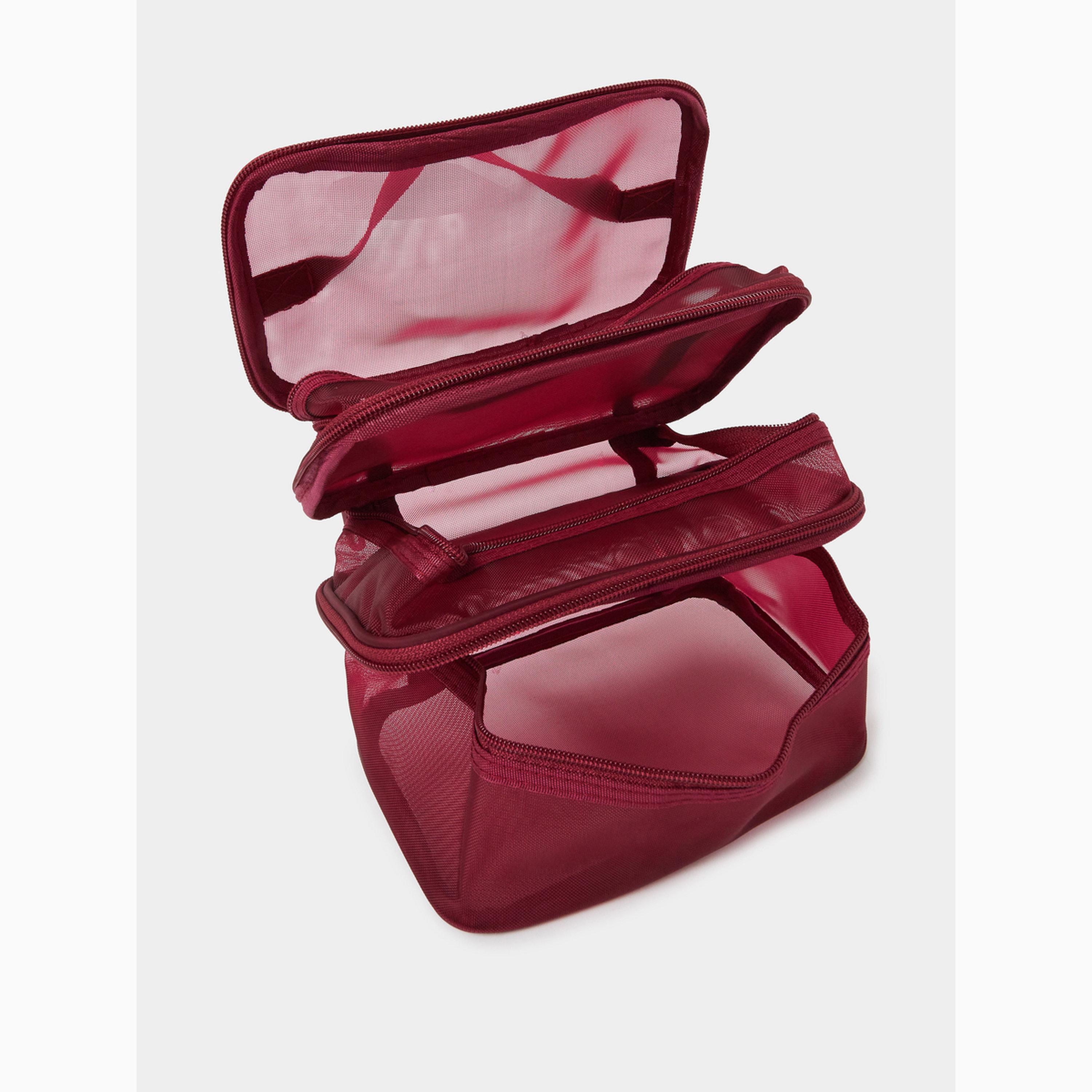 حقيبة تنظيم أدوات زينة شبكية حمراء-women-bagsandwallets-handbags-image-4