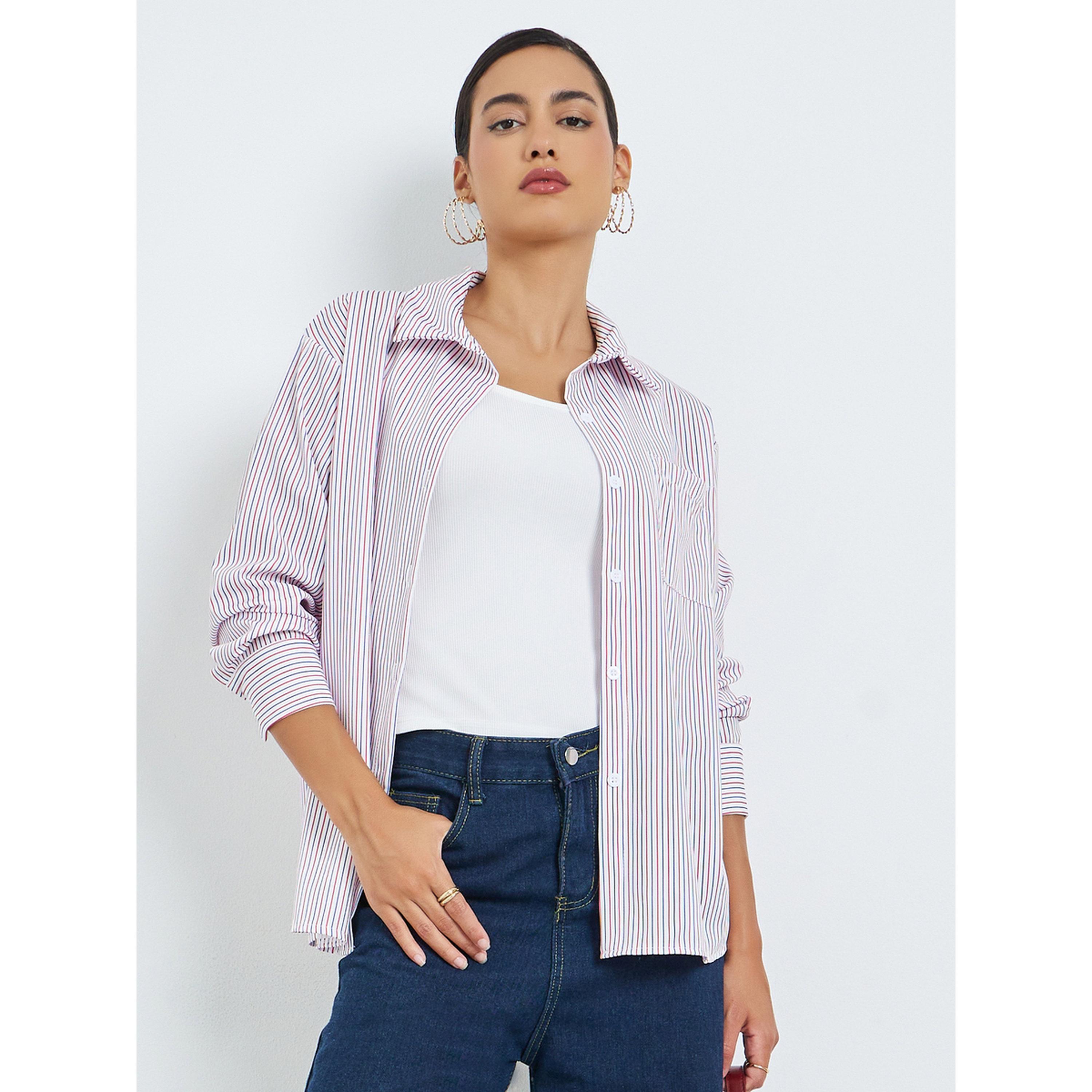 Styli Striped Long Sleeve Regular Shirt-women-clothing-shirtsandblouses-shirts-image-3
