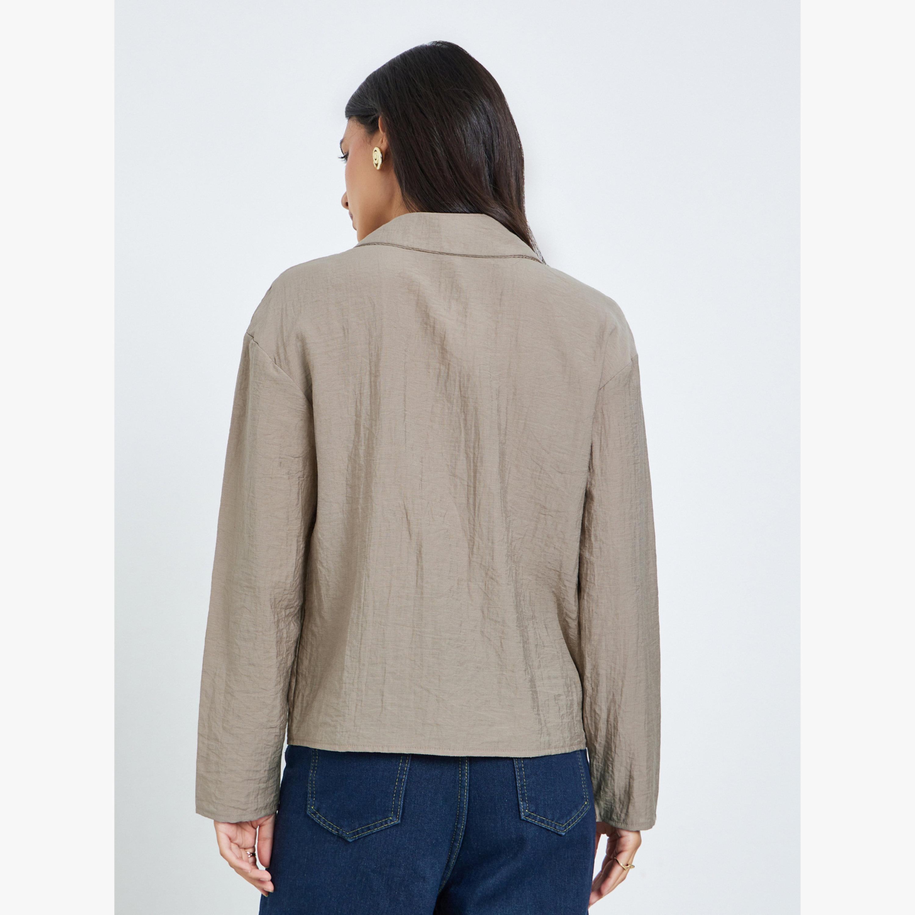بلوزة سادة بأكمام طويلة-women-clothing-shirtsandblouses-shirts-image-4