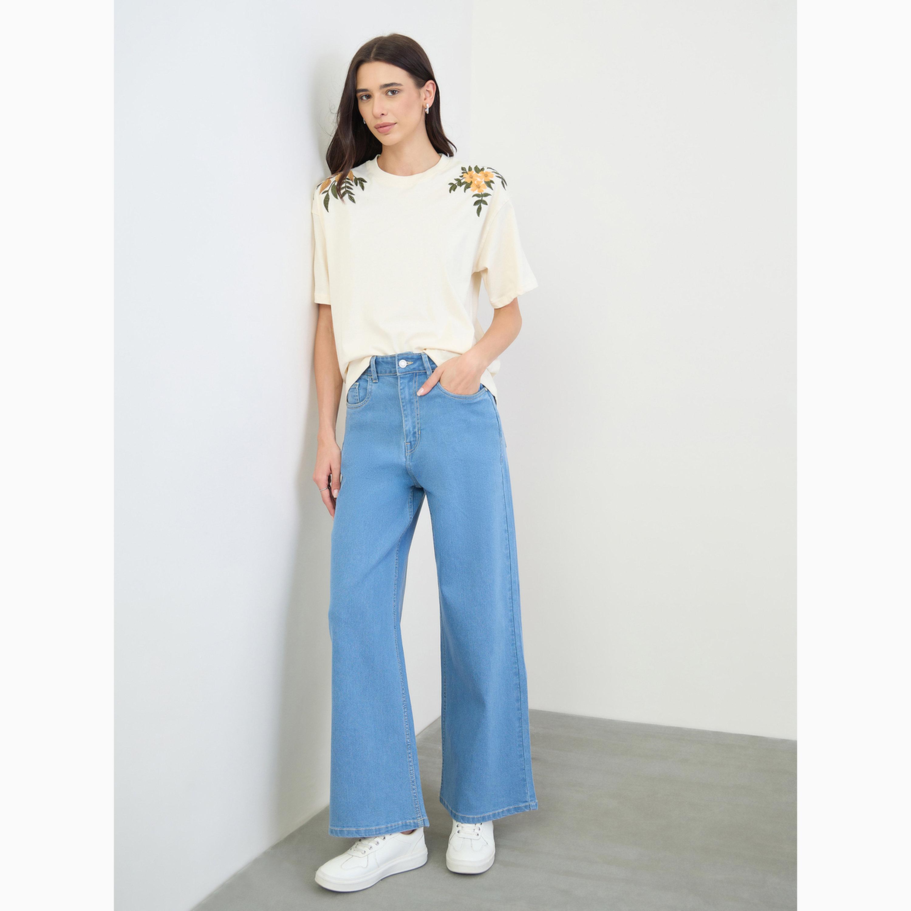 Styli Women Wide Leg Basic Jeans-women-clothing-bottoms-jeans-image-2