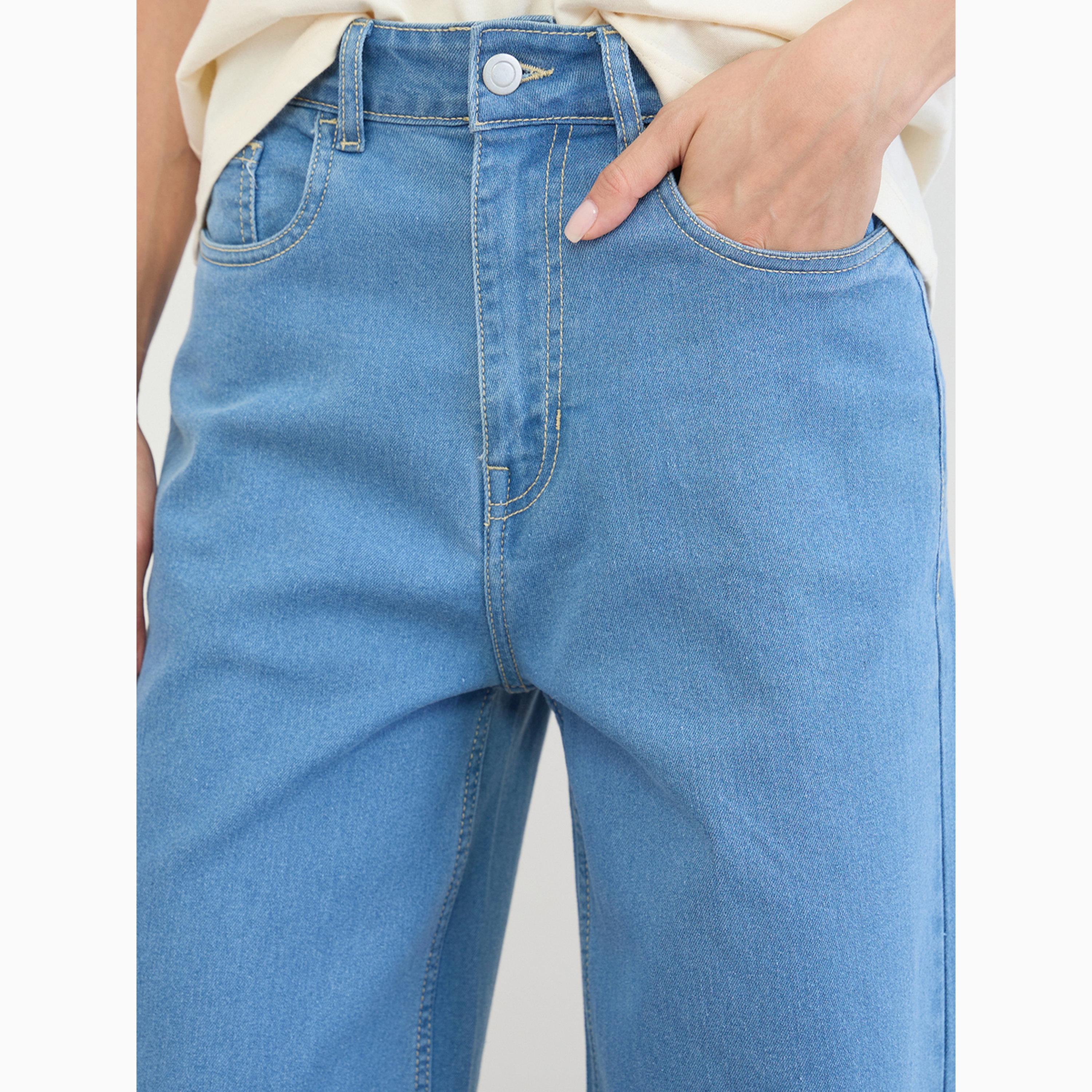 Styli Women Wide Leg Basic Jeans-women-clothing-bottoms-jeans-image-3