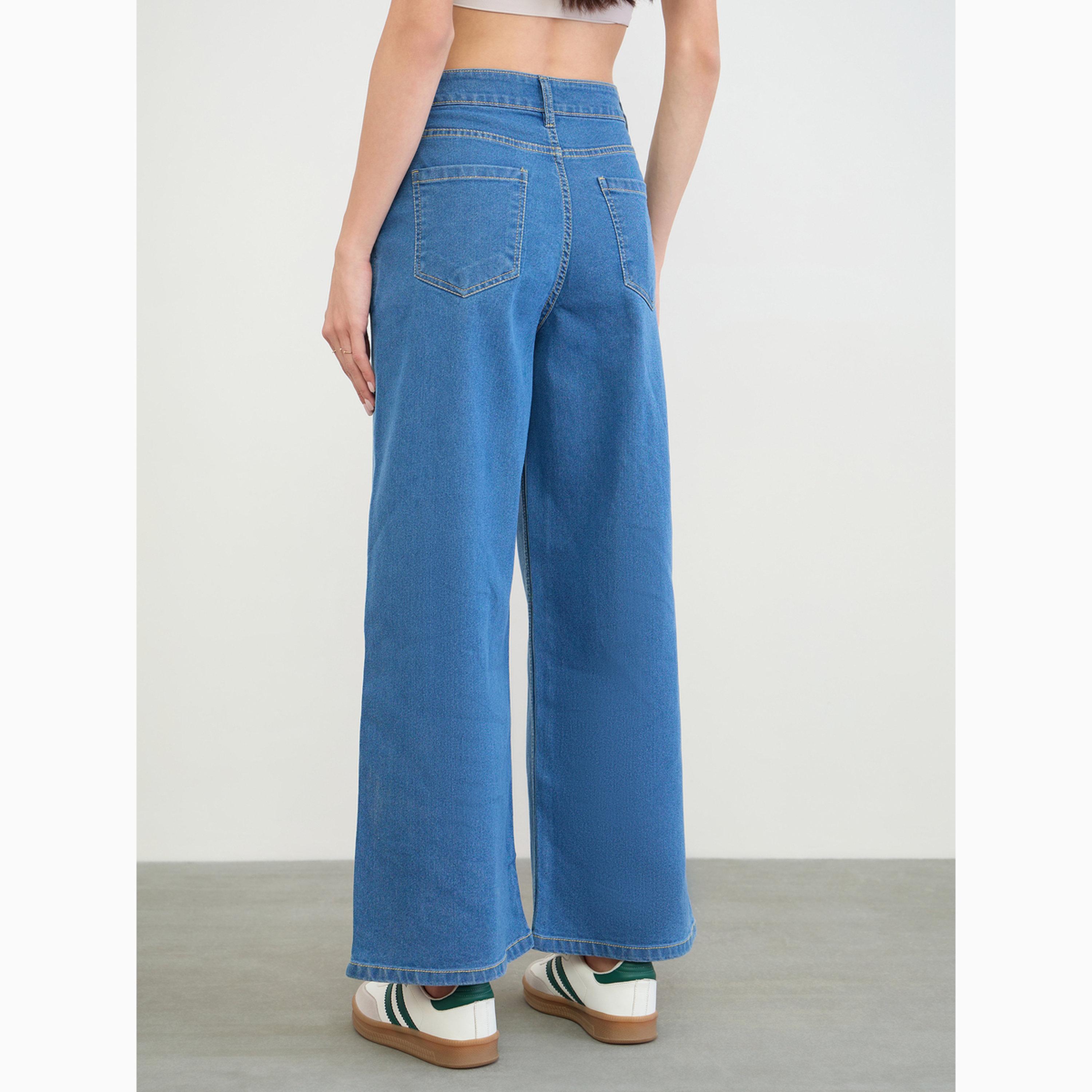 Styli Women Wide Leg Basic Jeans-women-clothing-bottoms-jeans-image-4